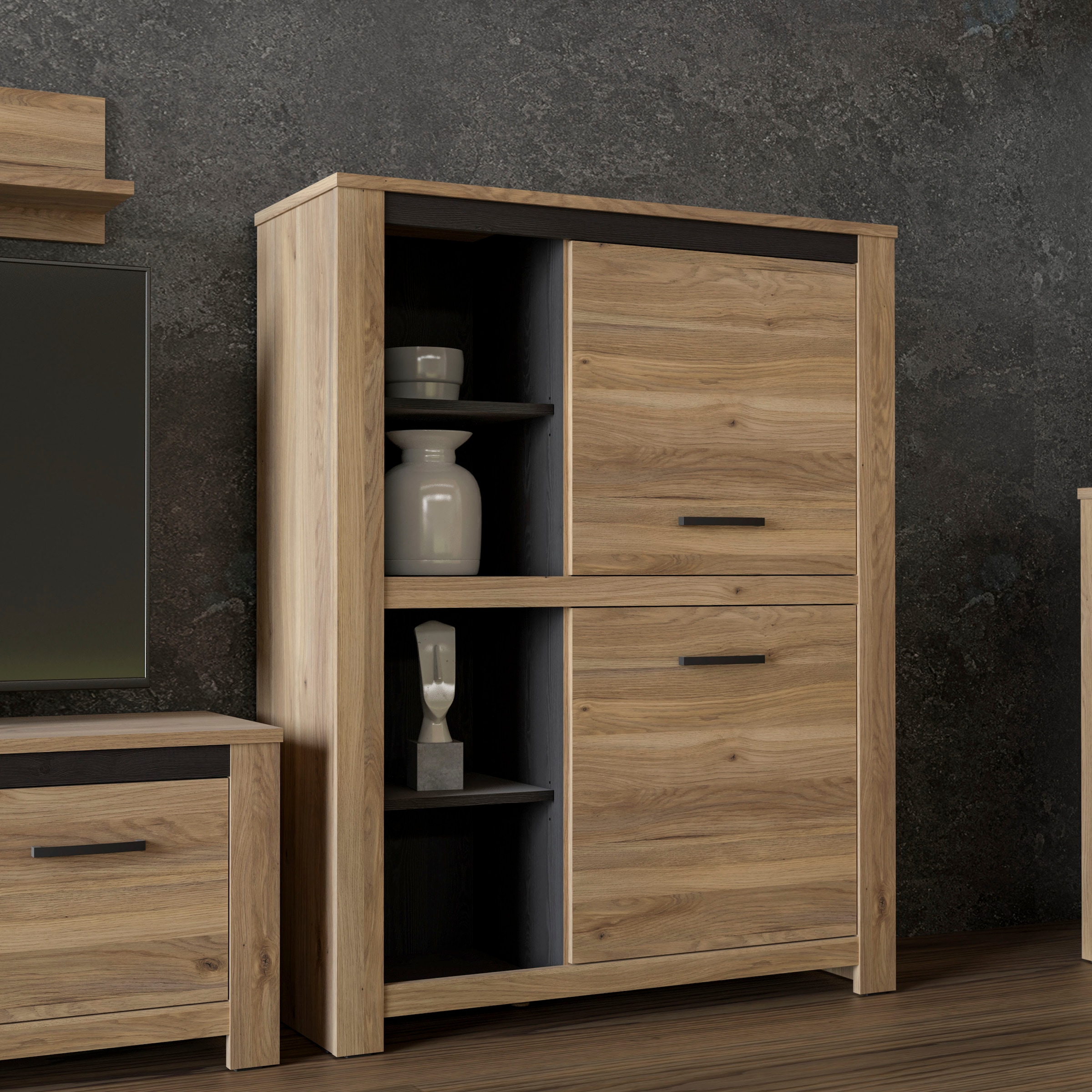 FORTE Highboard "San Cayetano" günstig online kaufen