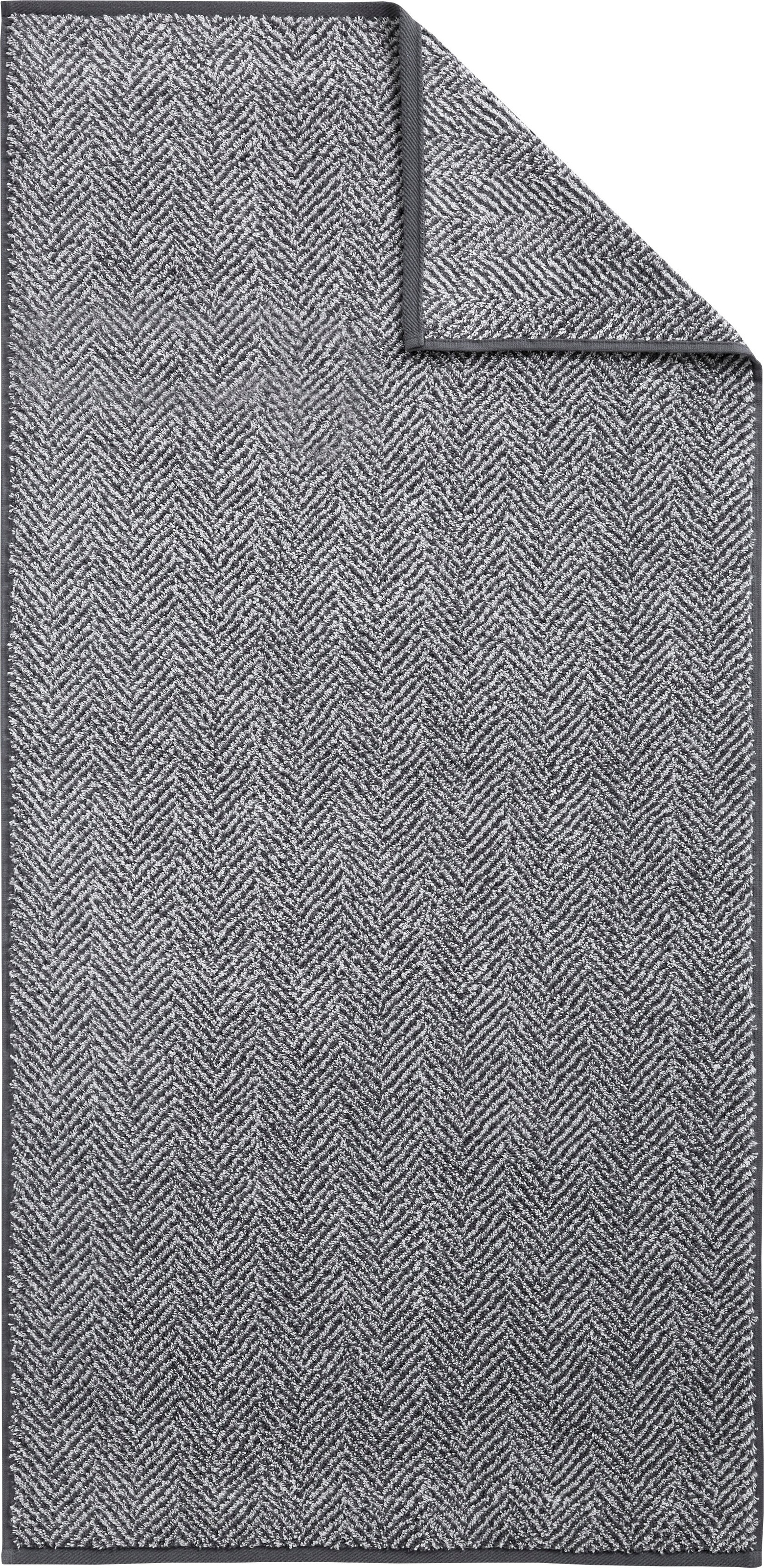 Dyckhoff Handtuch Set »Golden Shades Herringbone«, Set, 3 tlg., Walkfrottier, mit Fischgrät-Muster; 2 Handtücher (50x100cm), 1 Duschtuch (70x140cm)