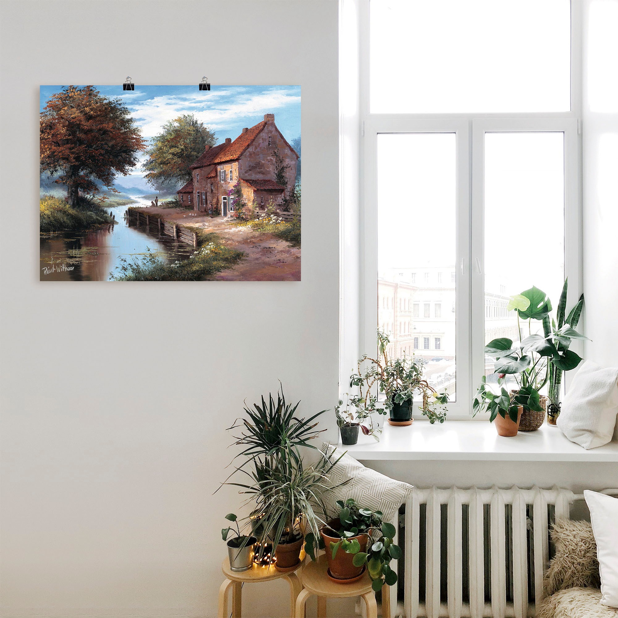 Artland Wandbild »Früher Morgen«, Gewässer, (1 St.), als Leinwandbild, Poster in verschied. Größen
