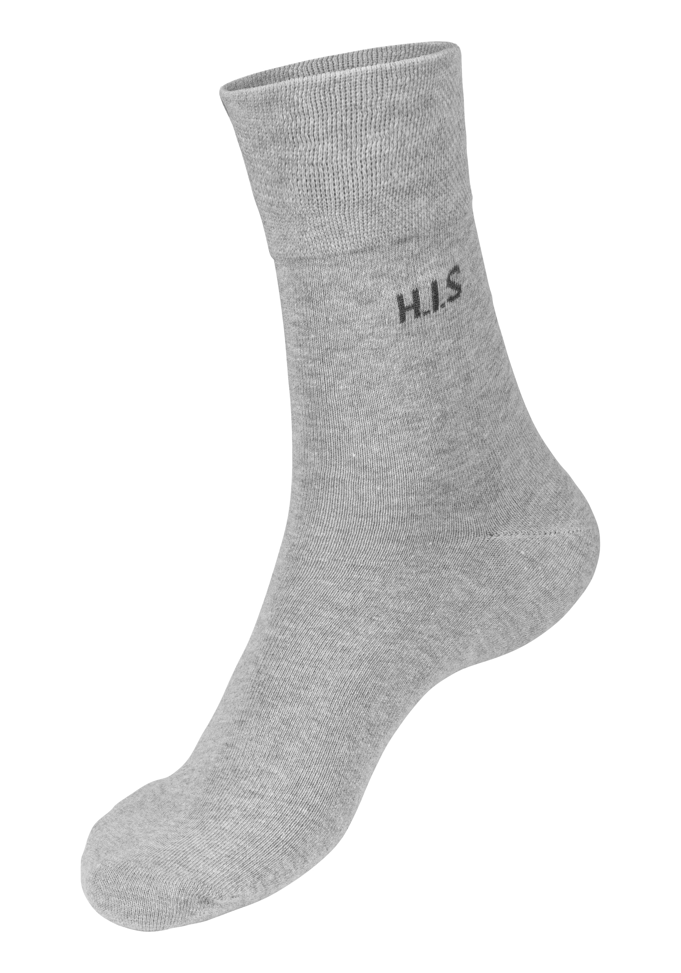 H.I.S Socken, (Packung, 12 Paar), ohne einschneidendes Gummi