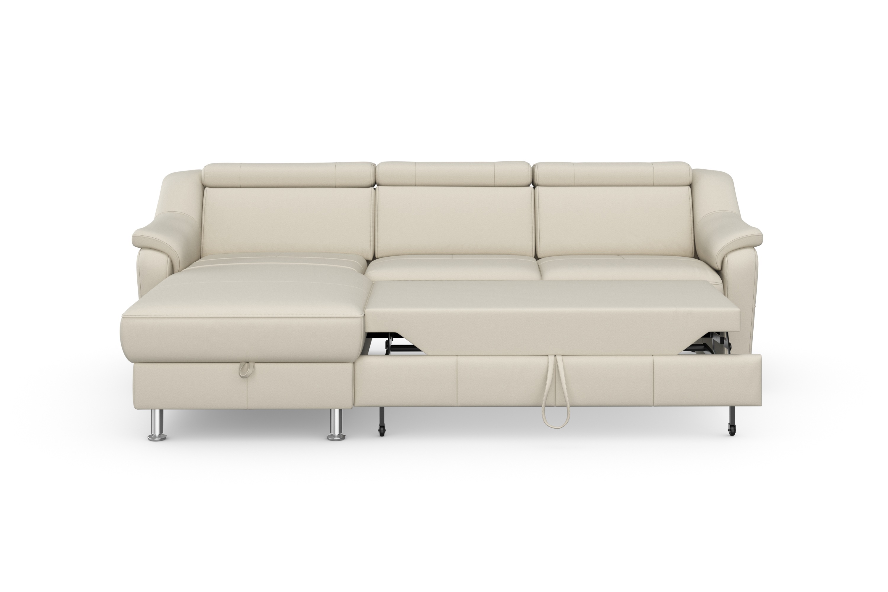 Thumbnail - sit&more Ecksofa "Freetown L-Form" inklusive Kopfteilverstellung und komfortablem Federkern