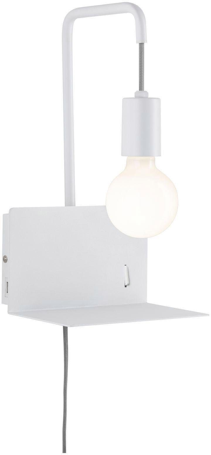 Paulmann LED Wandleuchte »Calvani«, 1 flammig, Leuchtmittel E27 | ohne Leuchtmittel, E27, mit Ablage