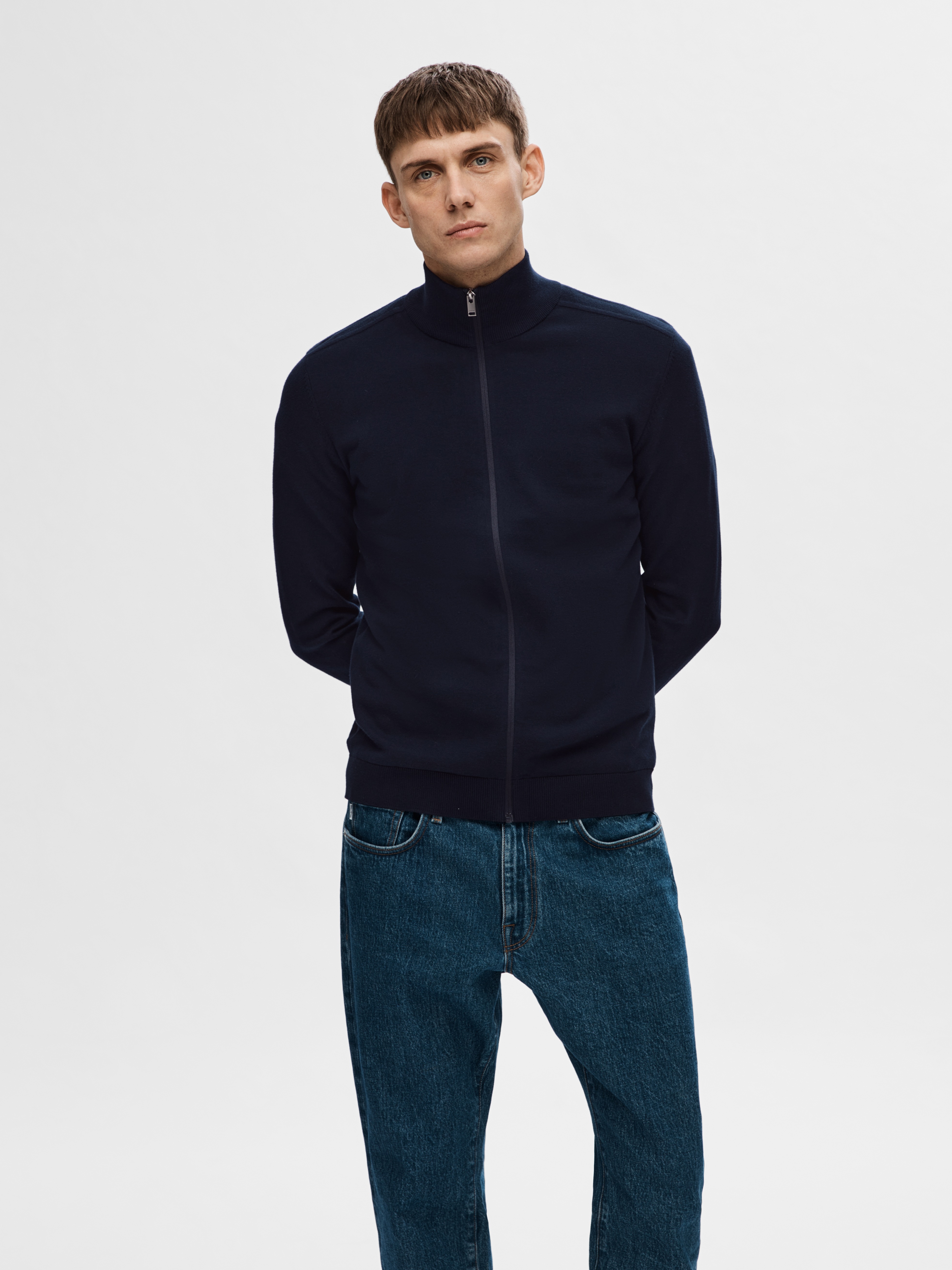 Thumbnail - SELECTED Strickjacke "SLHBERG FULL ZIP CARDIGAN NOOS"