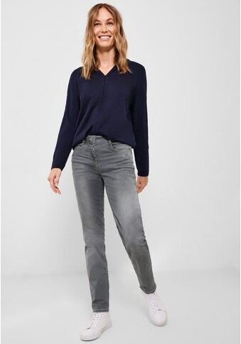Cecil Slim-fit-Jeans, in grauer Waschung kaufen
