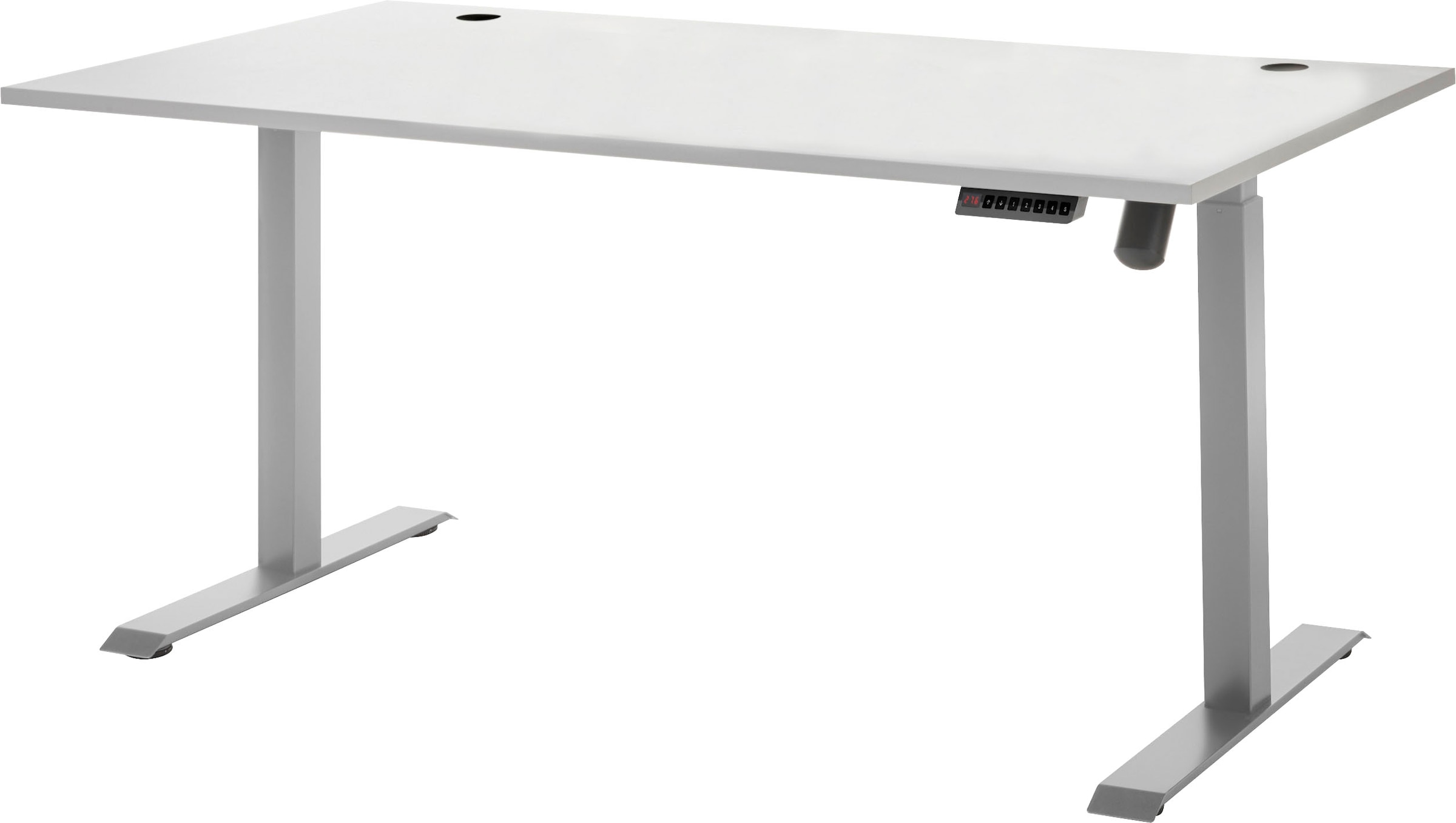 BEGA OFFICE Schreibtisch »Pronto«, Schreibtisch Höhenverstellbarer mit 4 Memeory Tasten und Höhenanzeige