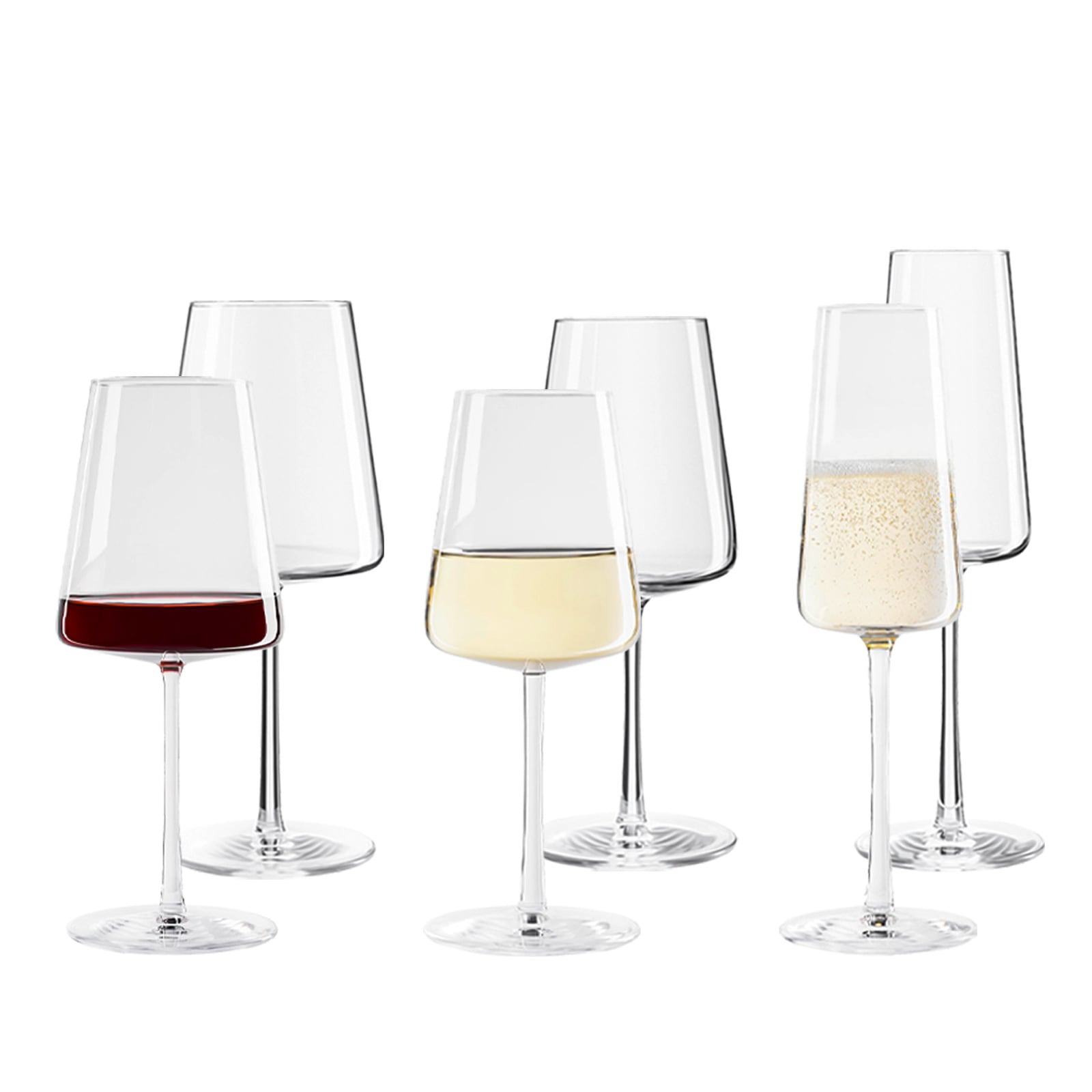 Stölzle Gläser-Set "Wein- Und Sektgläser Power 6er Set Transparent" Spülmaschinenfest, Wunderbar Alltagstauglich, Sehr Bruchsicher