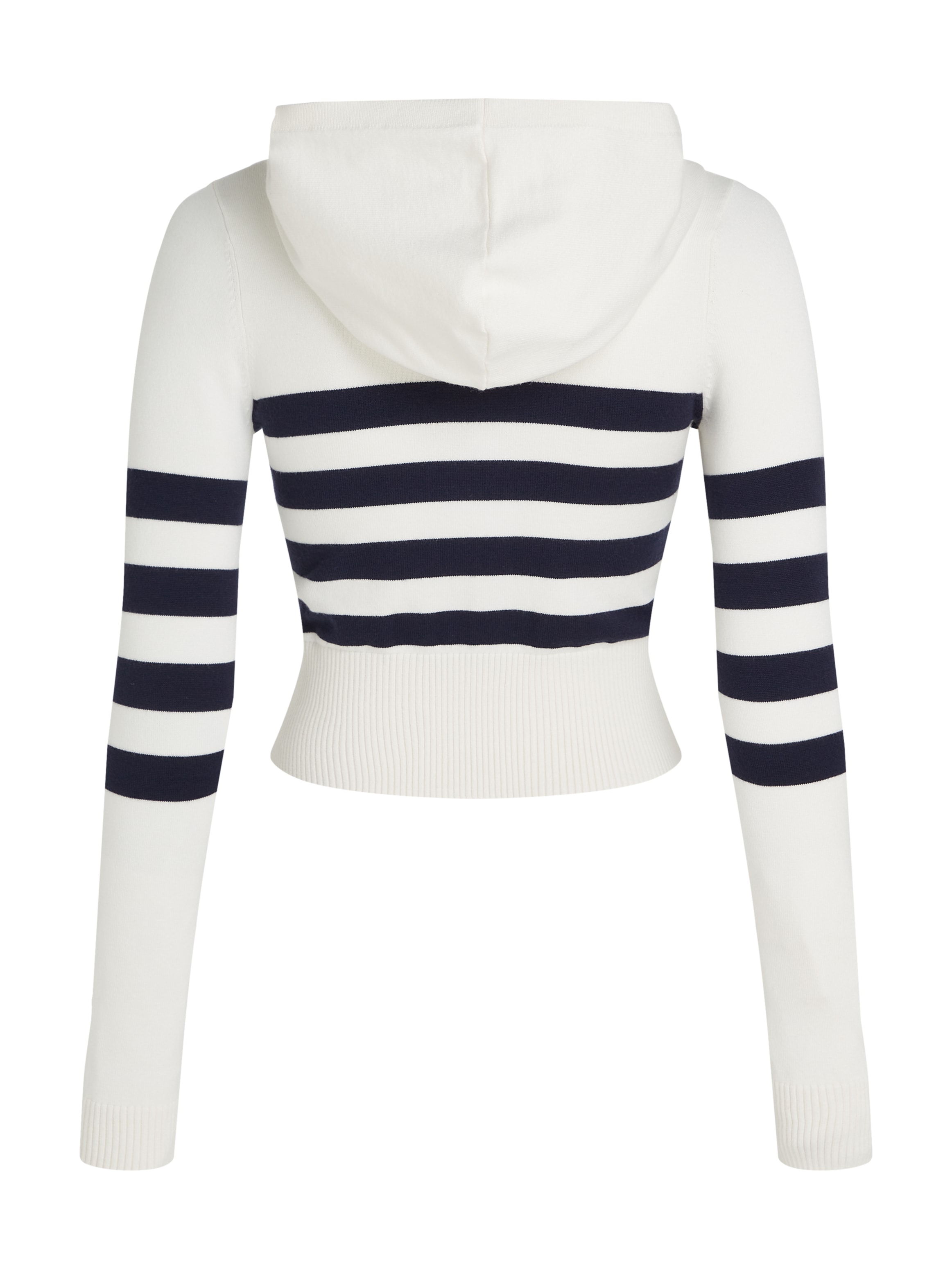 Tommy Jeans Sweatjacke »TJW STRIPE ZIP THRU BADGE HOOD«, mit Tommy Jeans Flagge