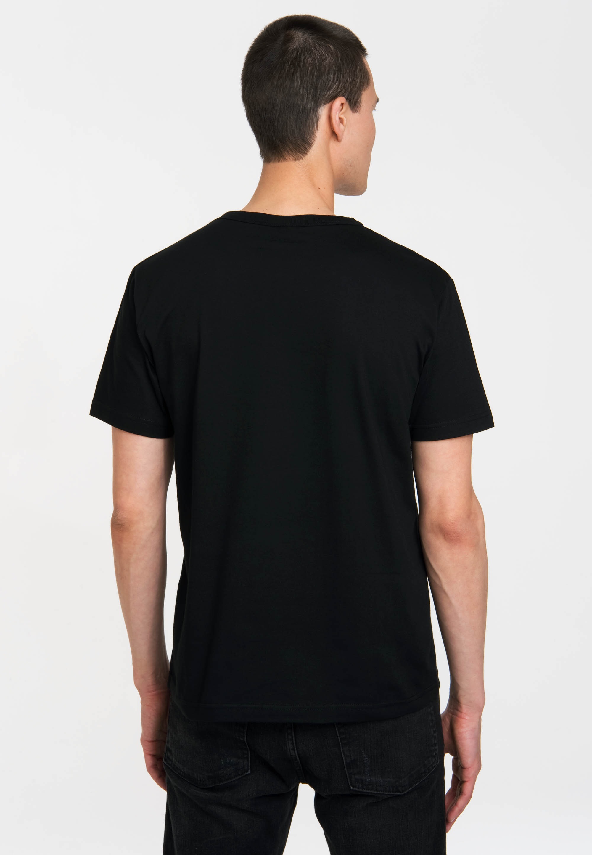 T-Shirt LOGOSHIRT "Spock", Damen, Gr. L, schwarz, 100% Baumwolle, bedruckt, normal, Rundhals, Shirts T-Shirt, mit hochwertigem Siebdruck 3