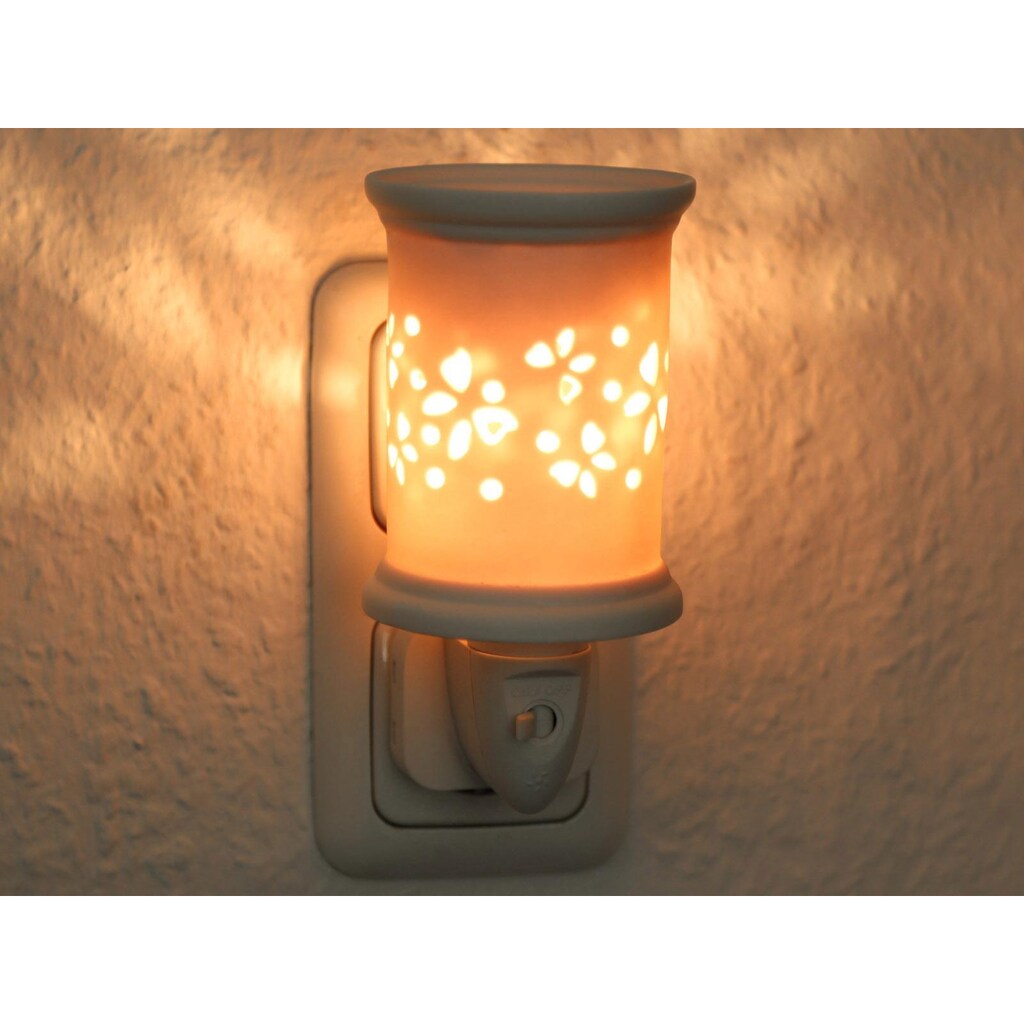 Candle-lite™ Duftlampe »Ina«, (Set, Nachtlicht inklusive 2x Duftwachswürfel), Elektronisches Duftlampen-Set