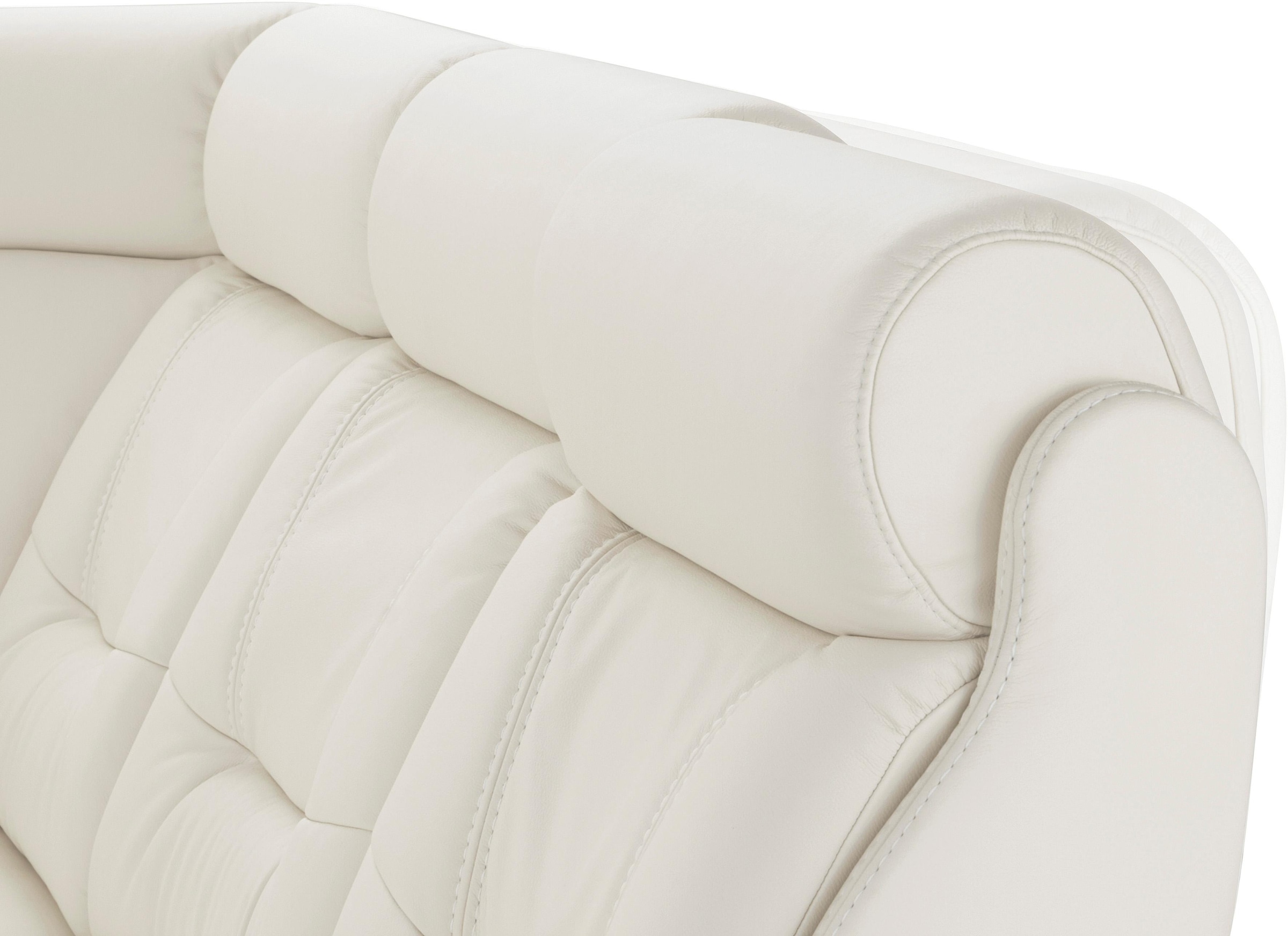 Places of Style Ecksofa »Sardinien L-Form«, mit Kopfteilverstellung, wahlweise mit Bettfunktion