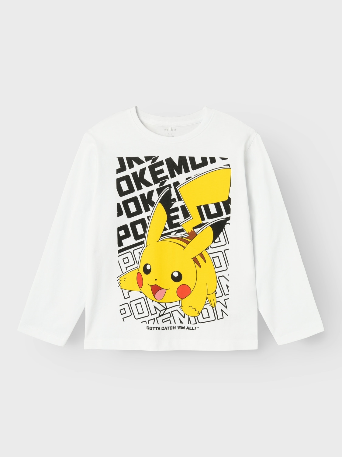 Name It Langarmshirt »NKMAMAS POKEMON LS NREG TOP BOX NOOS SKY«, mit großem Pokémon-Frontmotiv