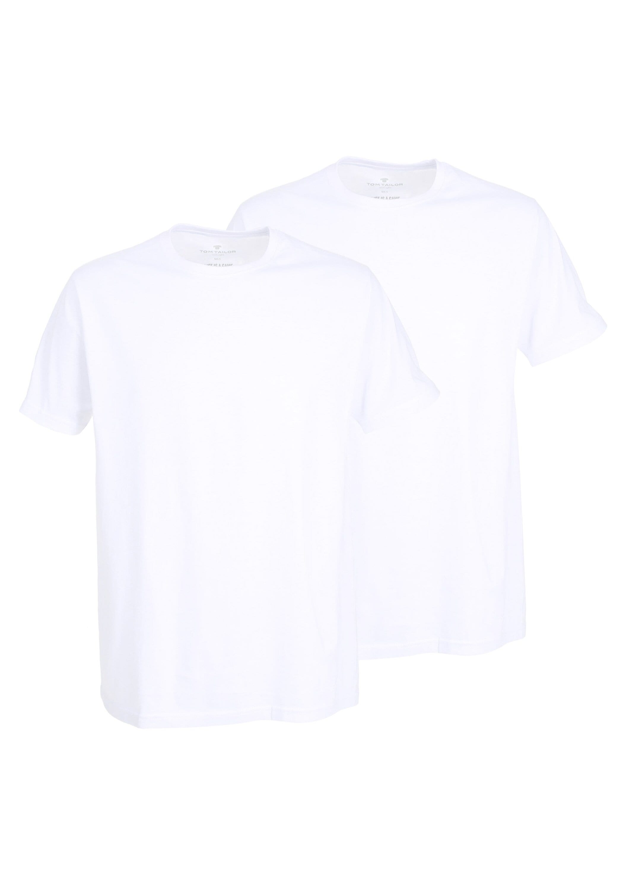 TOM TAILOR T-Shirt "T-Shirt Lucky T 2er Pack" günstig online kaufen