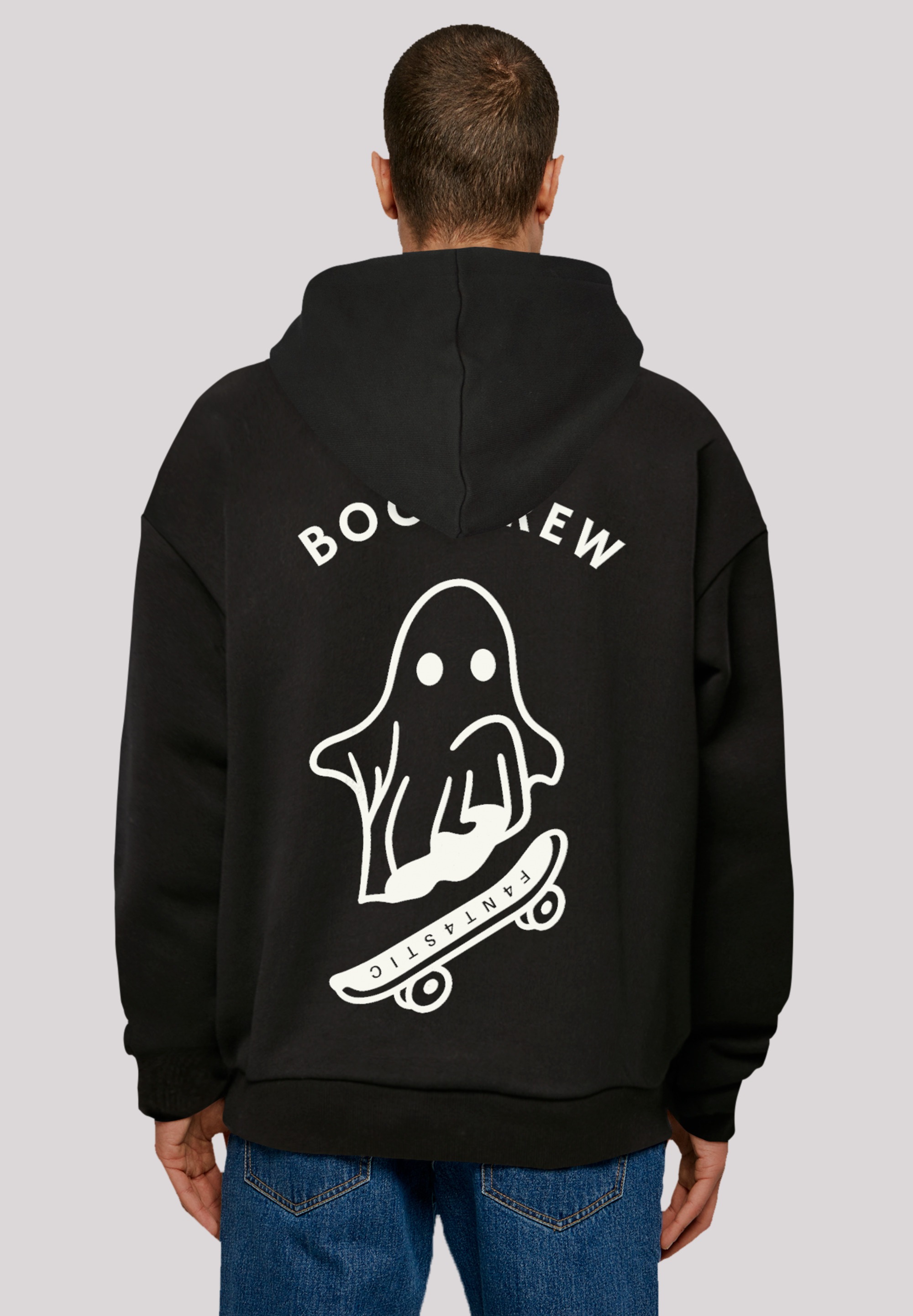 F4NT4STIC Kapuzenpullover "Boo Crew Halloween", Print