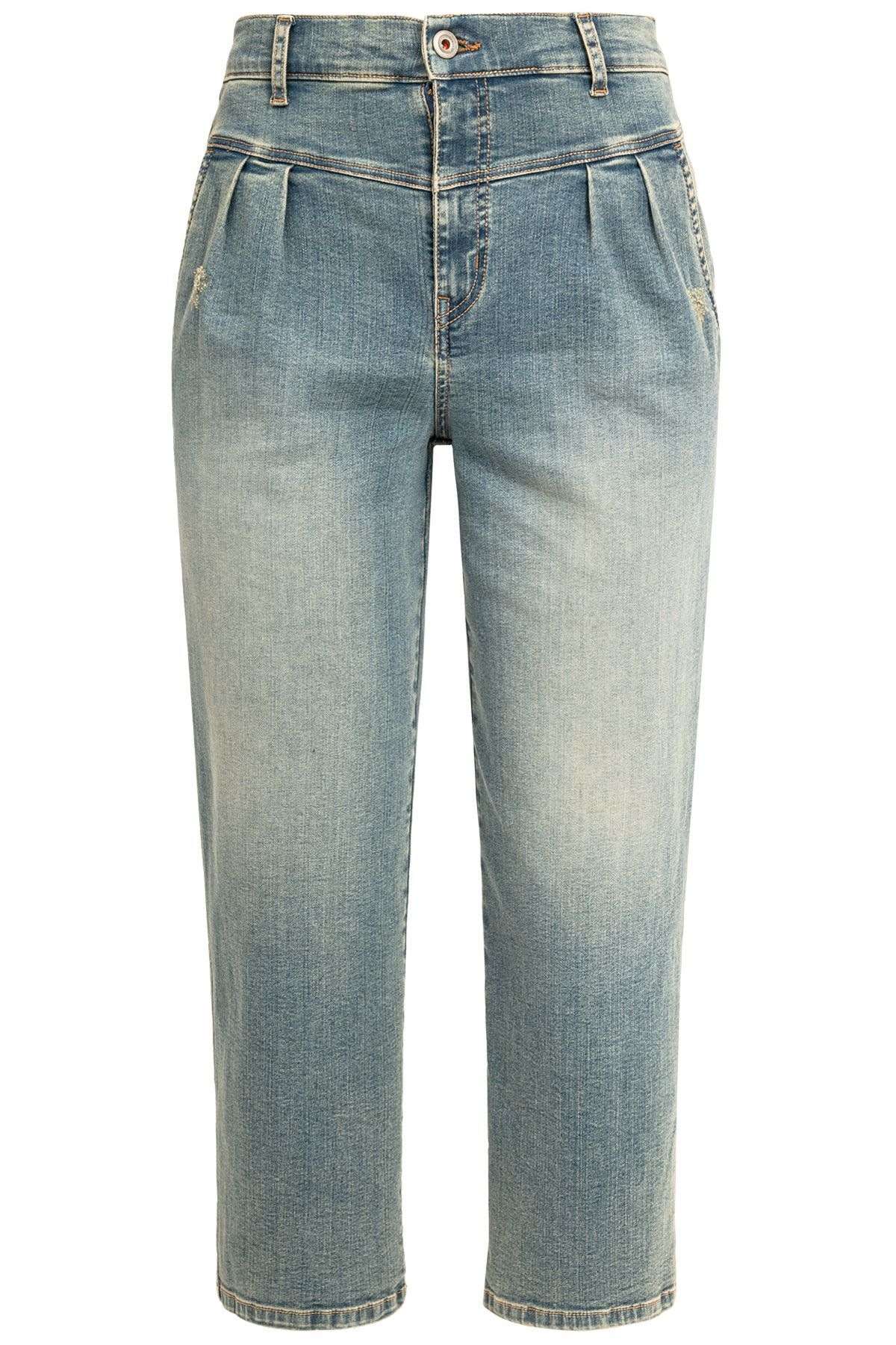 Recover Pants 5-Pocket-Jeans »Jeans«, Mit weitem Bein und Bundfalten