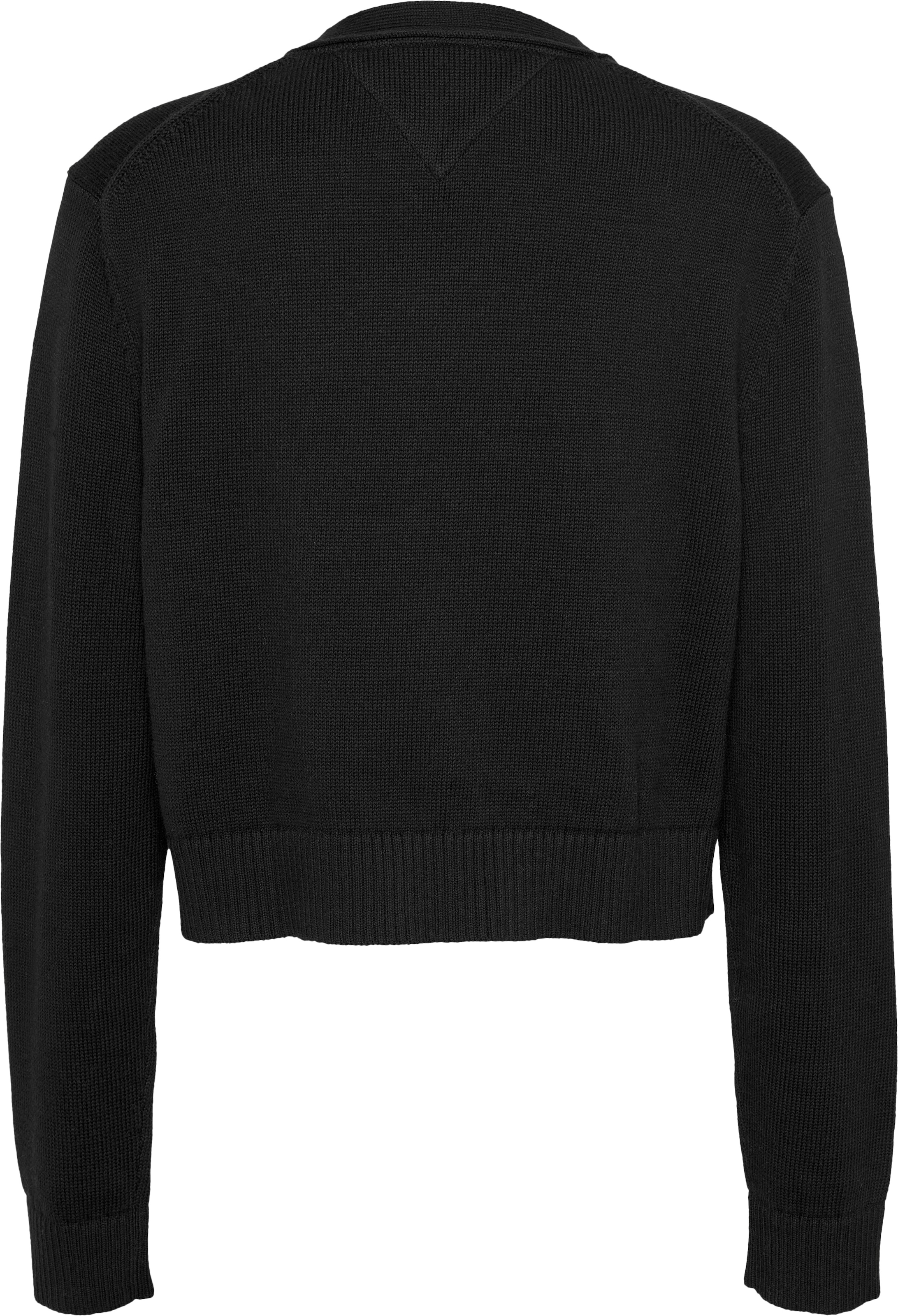 Tommy Jeans Strickjacke »TJW ESSENTIAL BADGE CARDIGAN EXT«, mit Logo-Badge