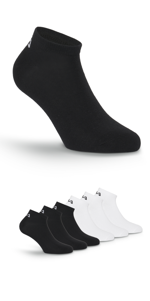 Fila "UNISEX INVISIBLE PLAIN SOCKS" 6 Paar, 6 Paar tlg. mit eingestricktem Logo