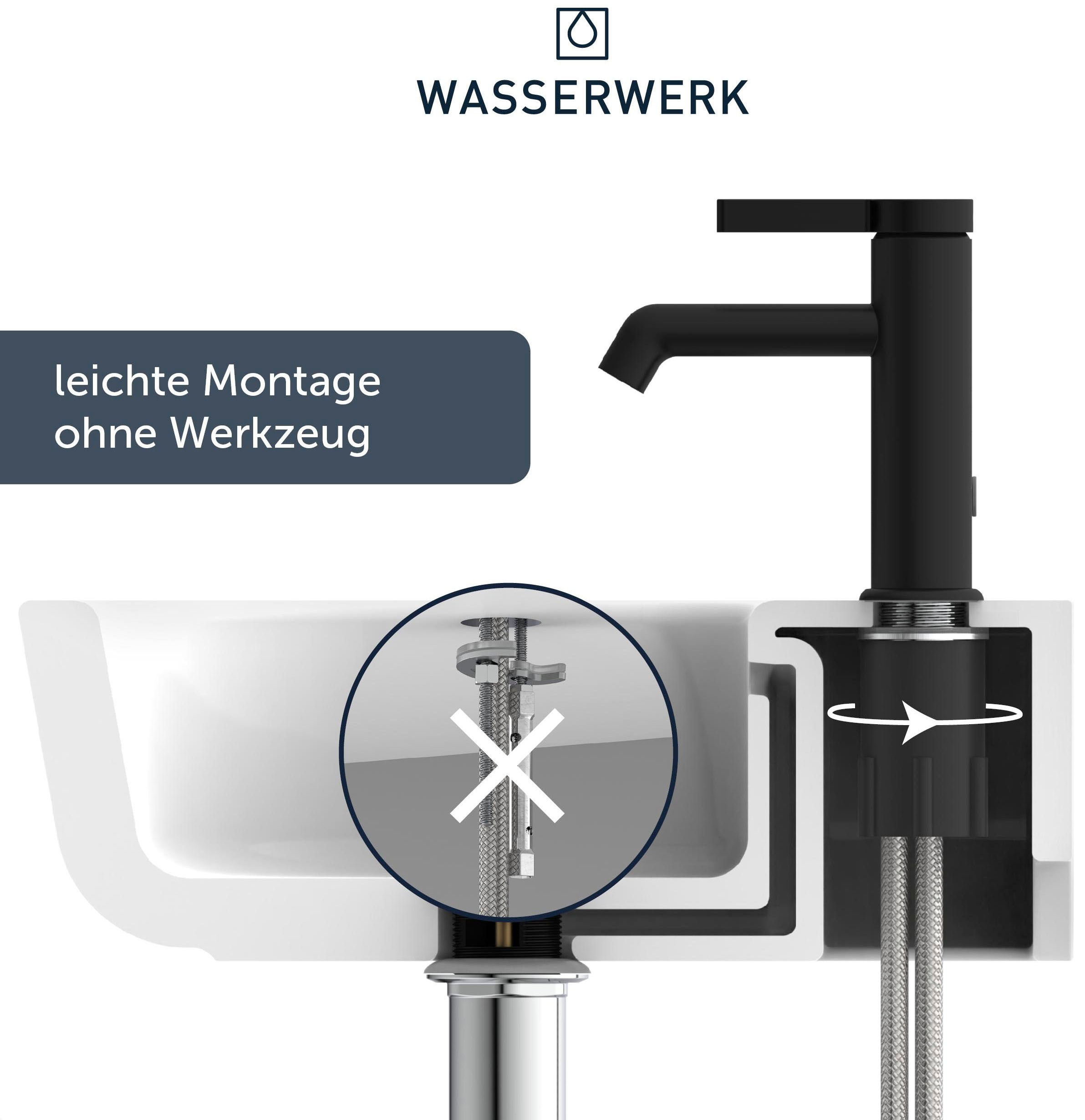 WASSERWERK Waschtischarmatur »WT 11«, inkl. Popup, wassersparend