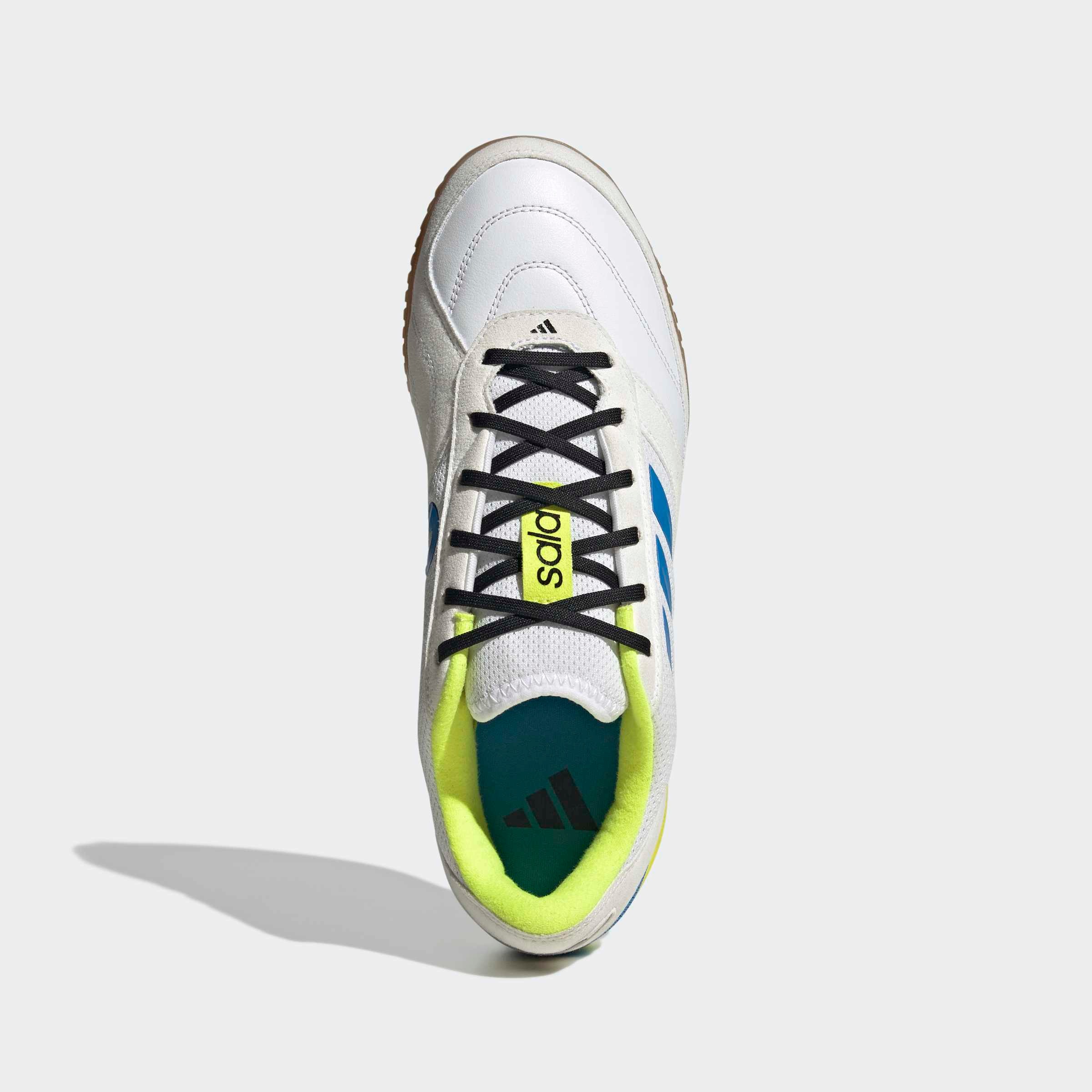 Adidas Chaussures De Futsal Top Sala Competition Ii Ftwr White / Lucid Ray Blue / Solar Yellow EU 45 1/3 Homme,Femme 3