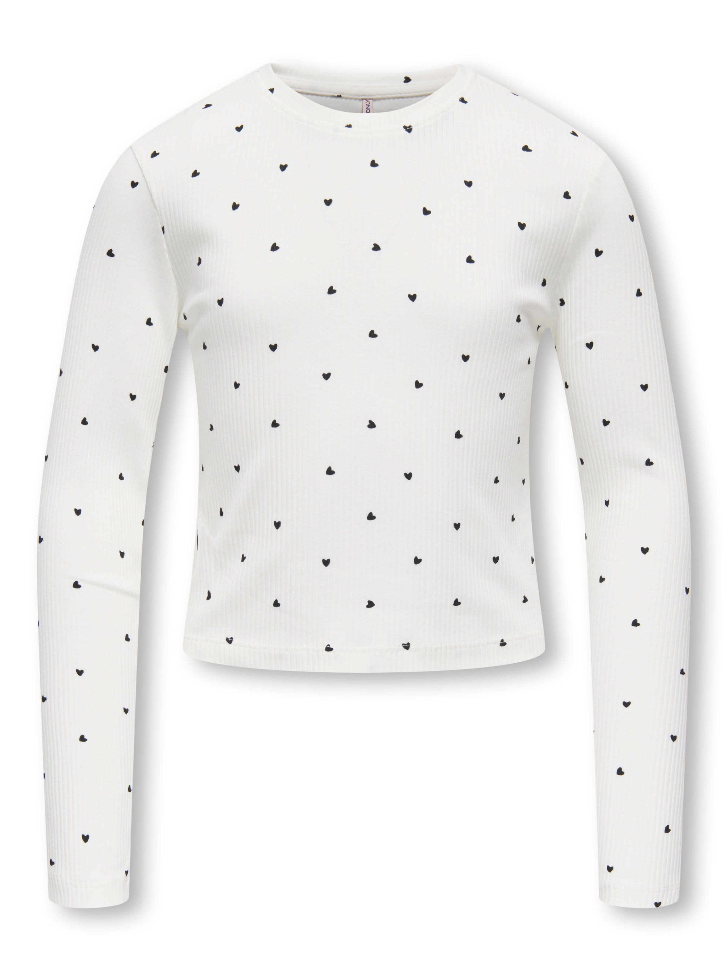 KIDS ONLY Langarmshirt "KOGBELLA LIFE AOP L/S TOP JRS NOOS" Baumwollmischung, figurbetont