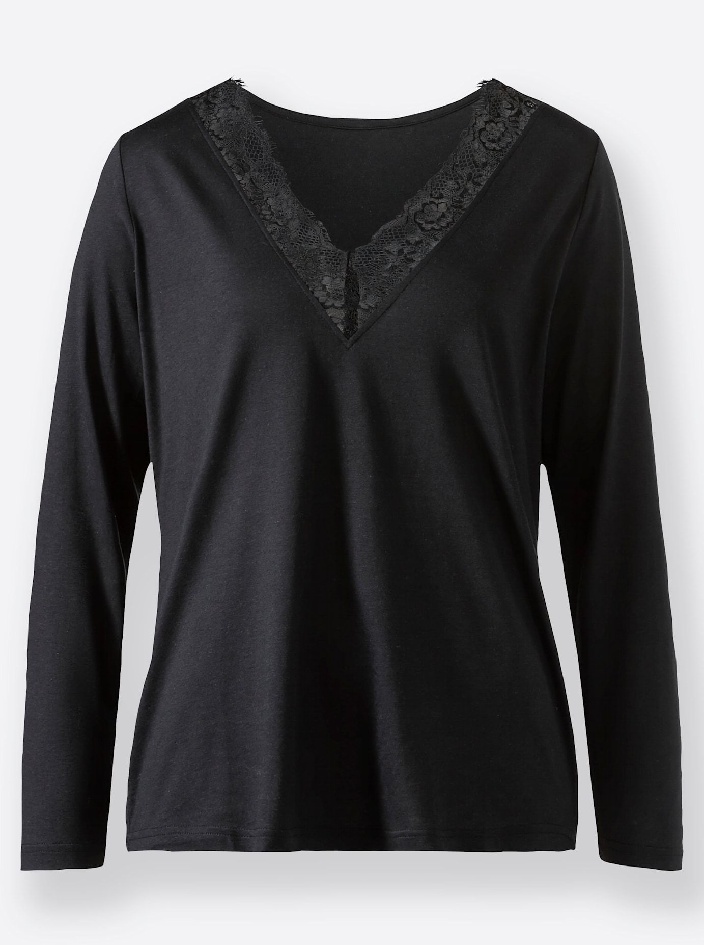 Lady V-Shirt »Shirt«, (1 tlg.)
