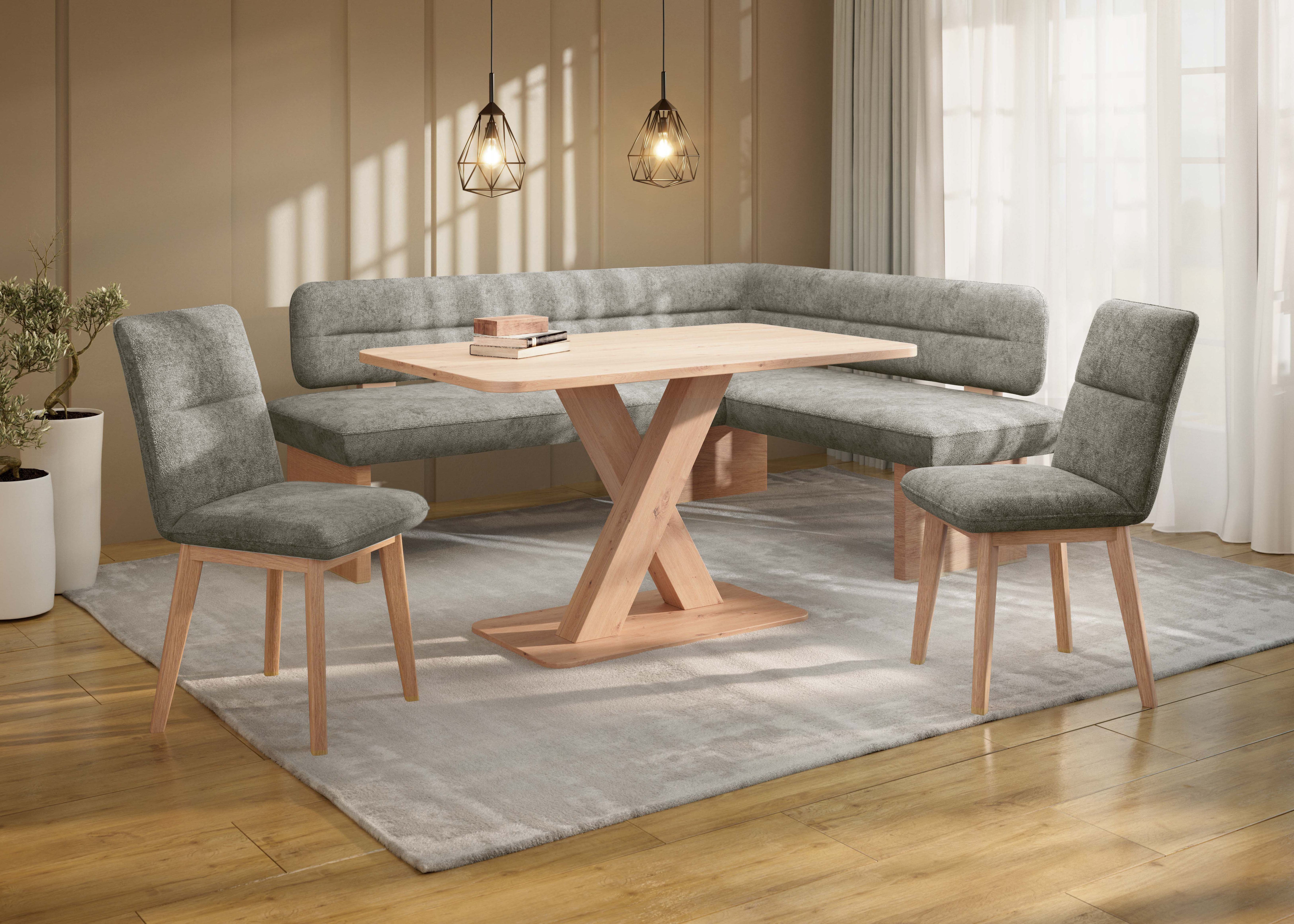 Home affaire Eckbankgruppe "Louise + Miles Essecke Sitzgruppe Eckbank Küche günstig online kaufen