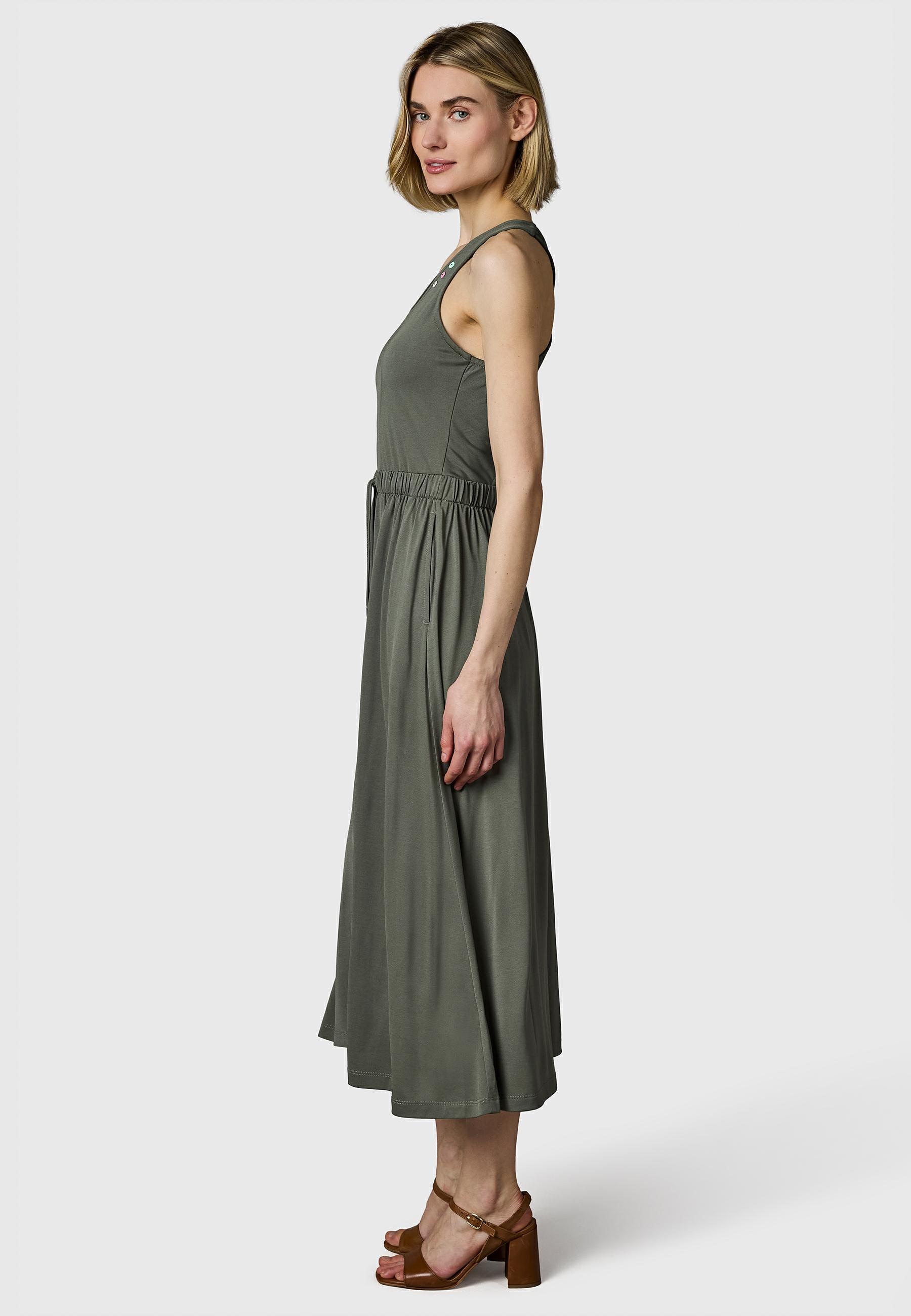 Ragwear Shirtkleid »Mauglia YOUMODO« Eingrifftaschen Sommerkleid mit Trägern und Taillenzugband