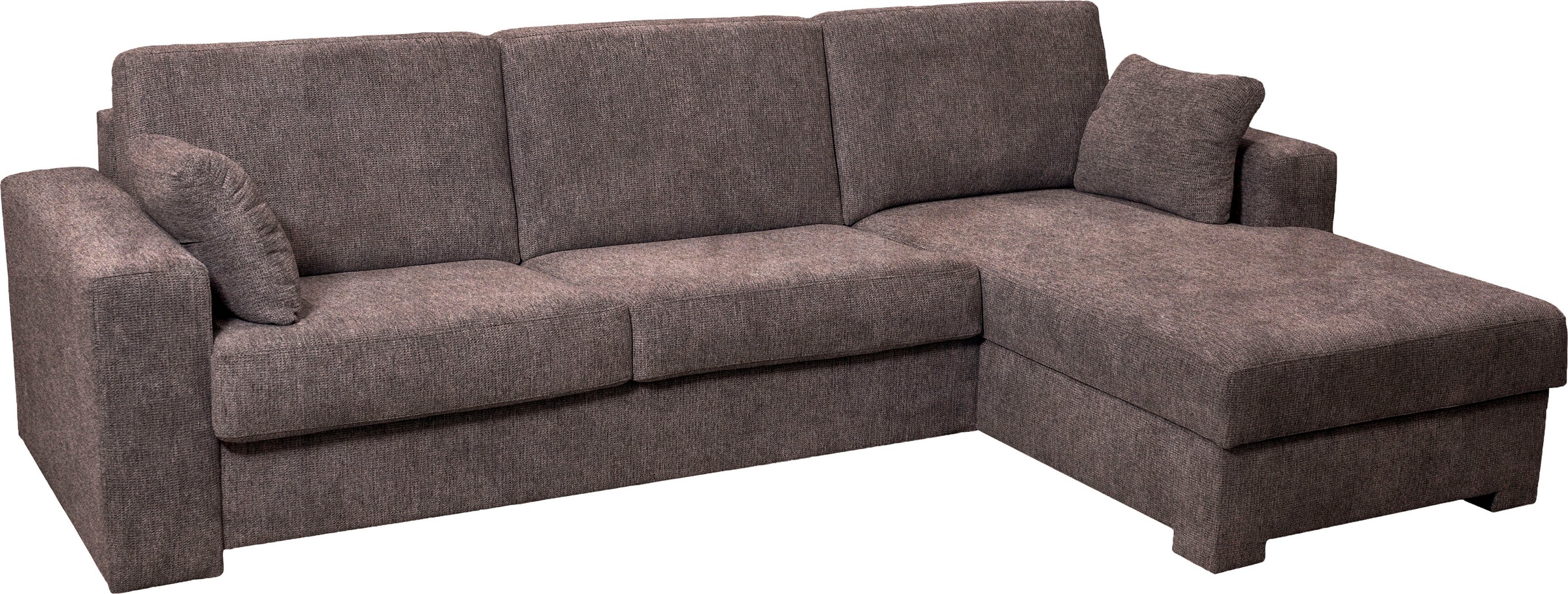 Home affaire Ecksofa Roma "L" Dauerschlaffunktion, mit Unterfederung, Matratzenhöhe 14cm, Liegemaße ca 163x198 cm, L-Form