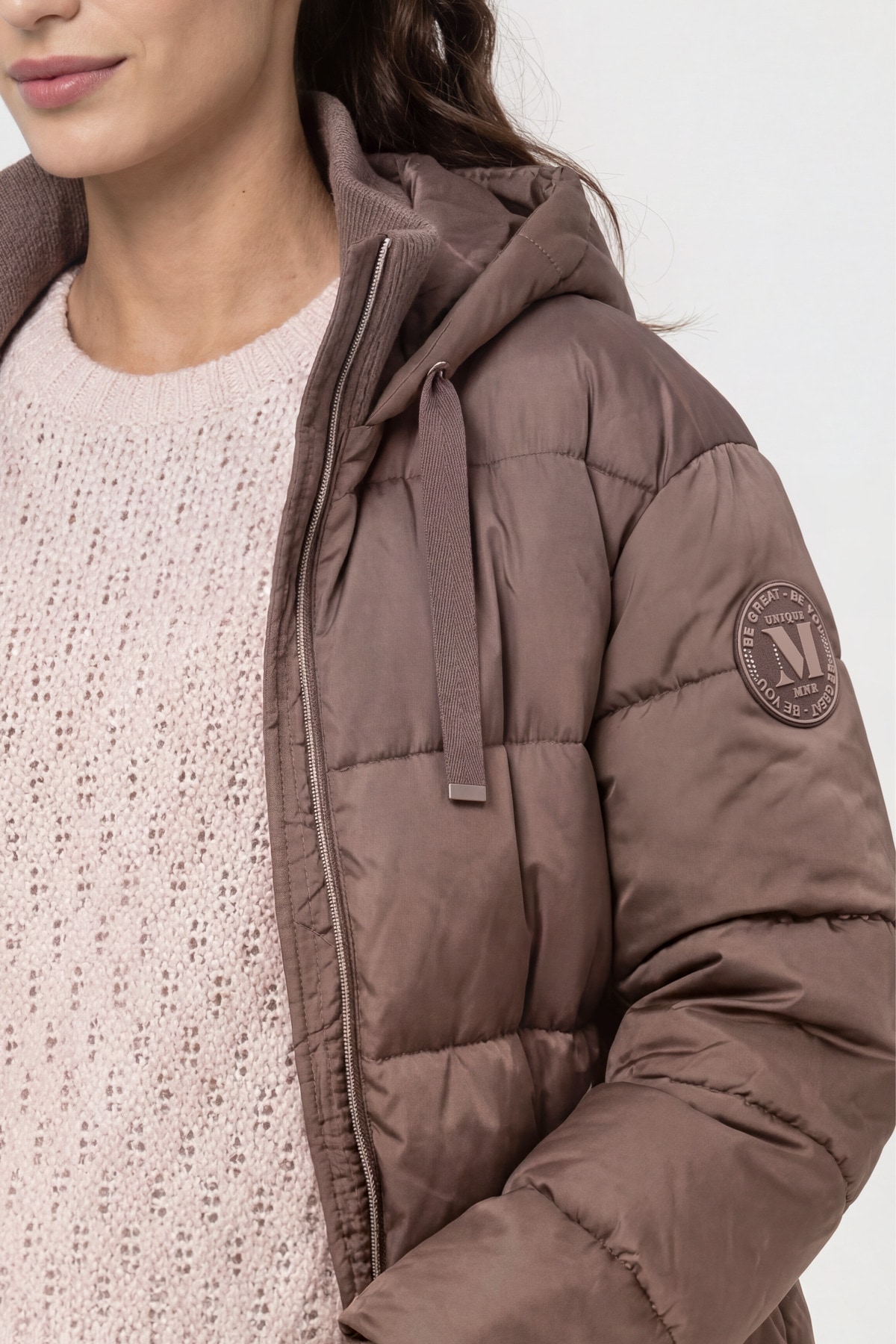 Monari Steppjacke »Jacke Stepp« mit Kapuze Regular fit mit Stehkragen und Kapuze
