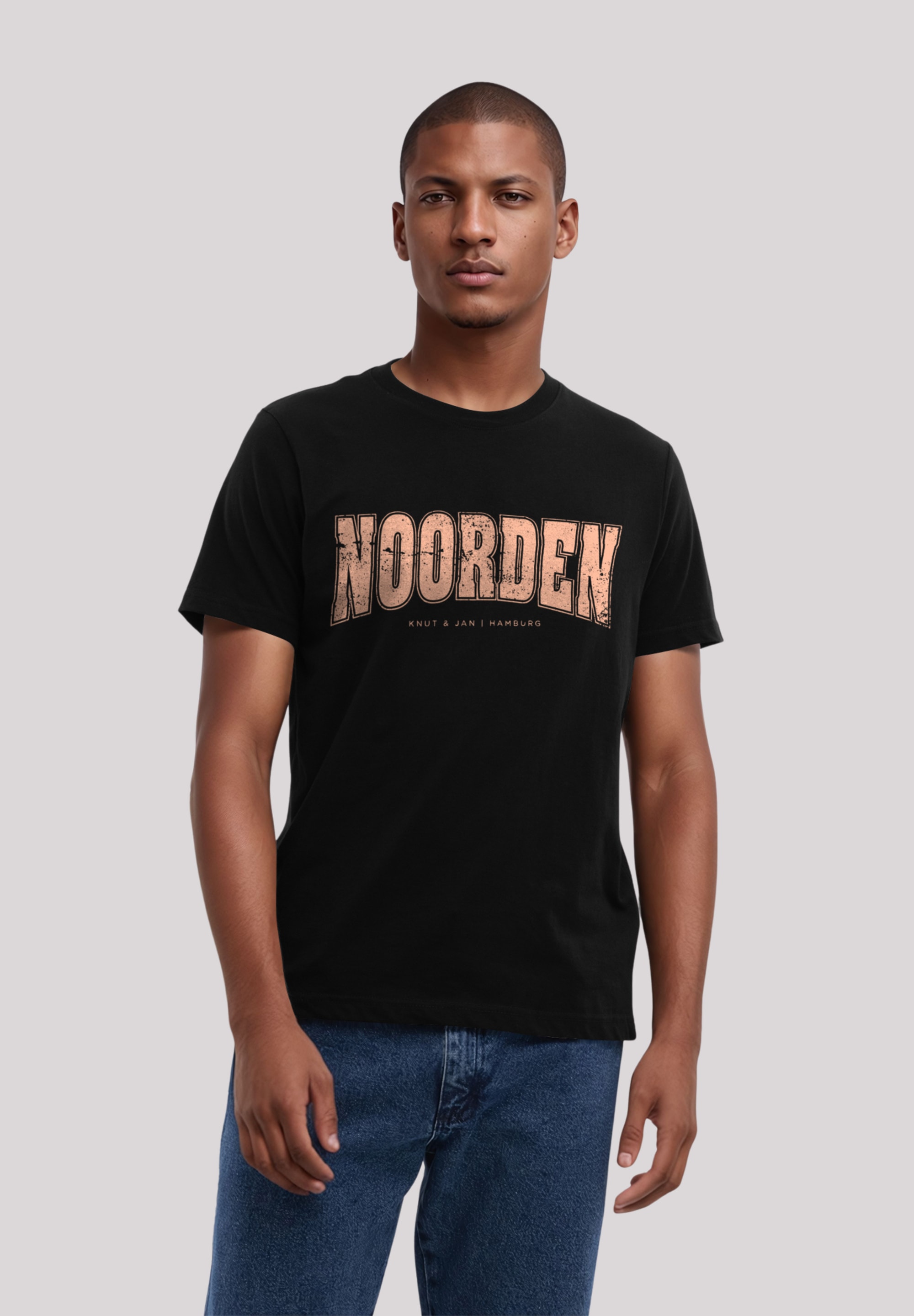 F4NT4STIC T-Shirt "Knut & Jan Hamburg Noorden Collegiate", Premium Qualität günstig online kaufen