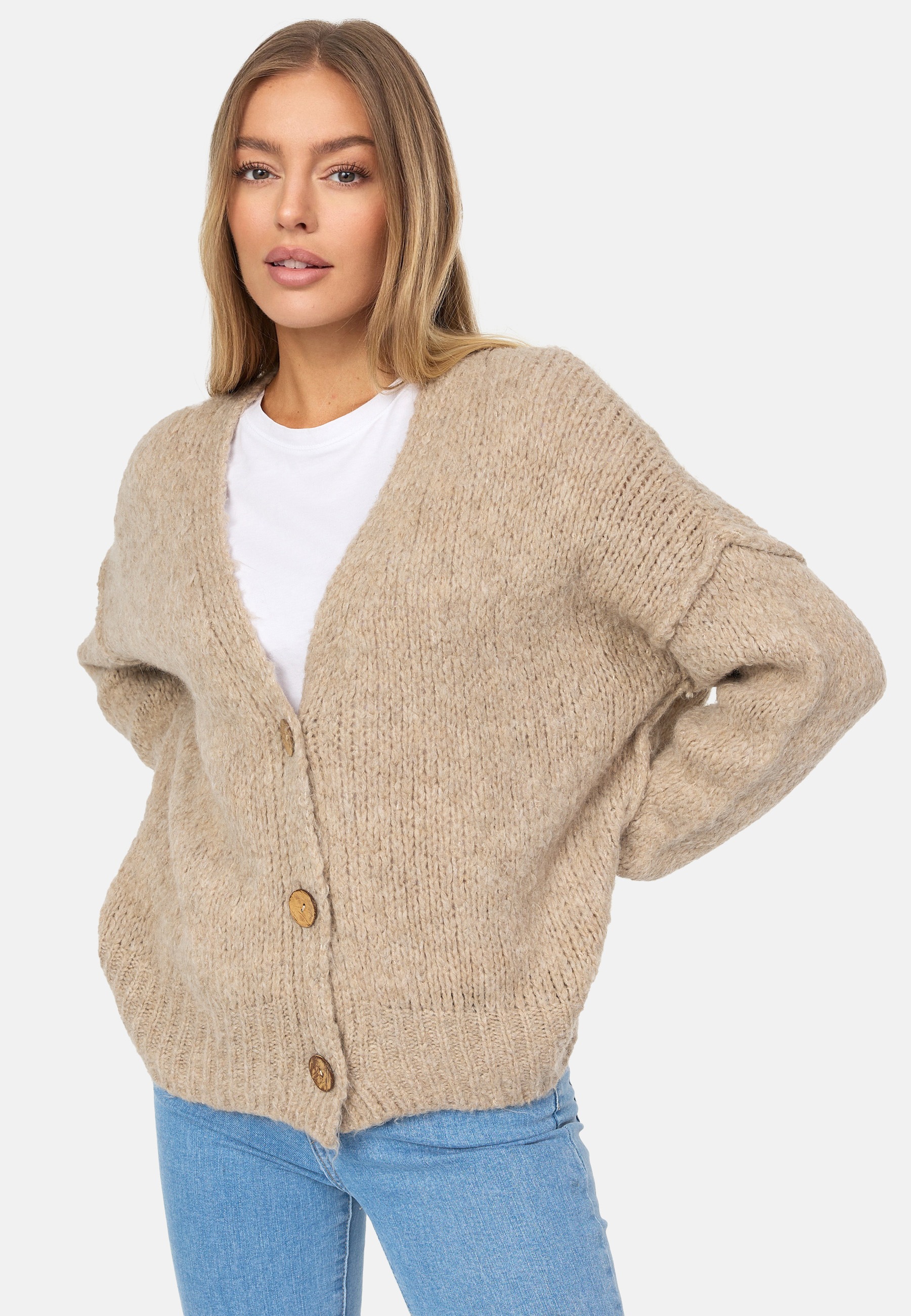 Decay Strickjacke, mit hohem Tragekomfort