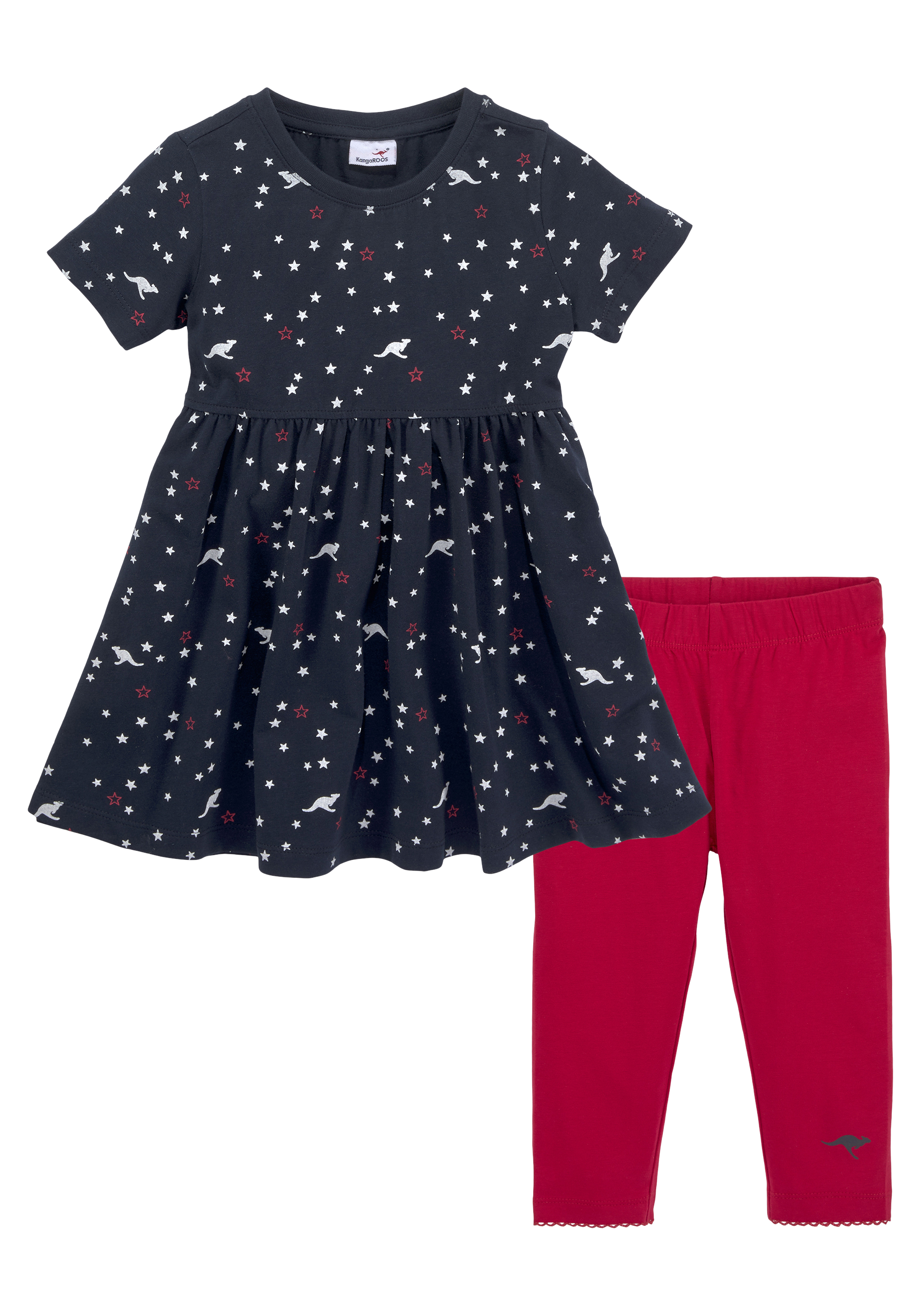 Longshirt & Leggings, (Set, 2 tlg.)