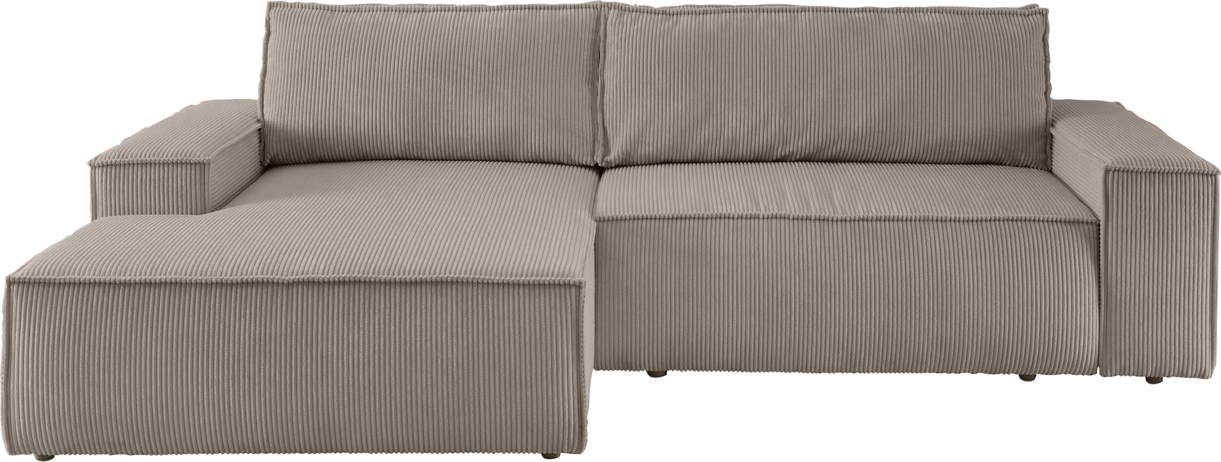 Home affaire Ecksofa "SHERWOOD Schlafsofa 267 cm, L-Form,", Schlaffunktion günstig online kaufen