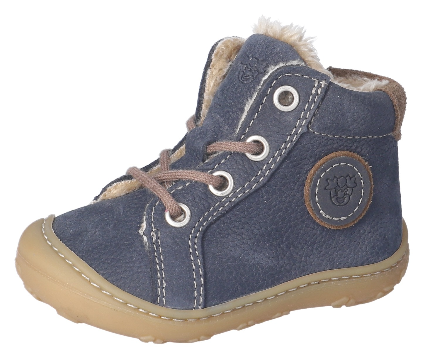 PEPINO by RICOSTA Lauflernschuh "Georgie WMS: Normal", Babyschuh, Schnürschuh, Winterschuh mit Weiten-Meßsystem