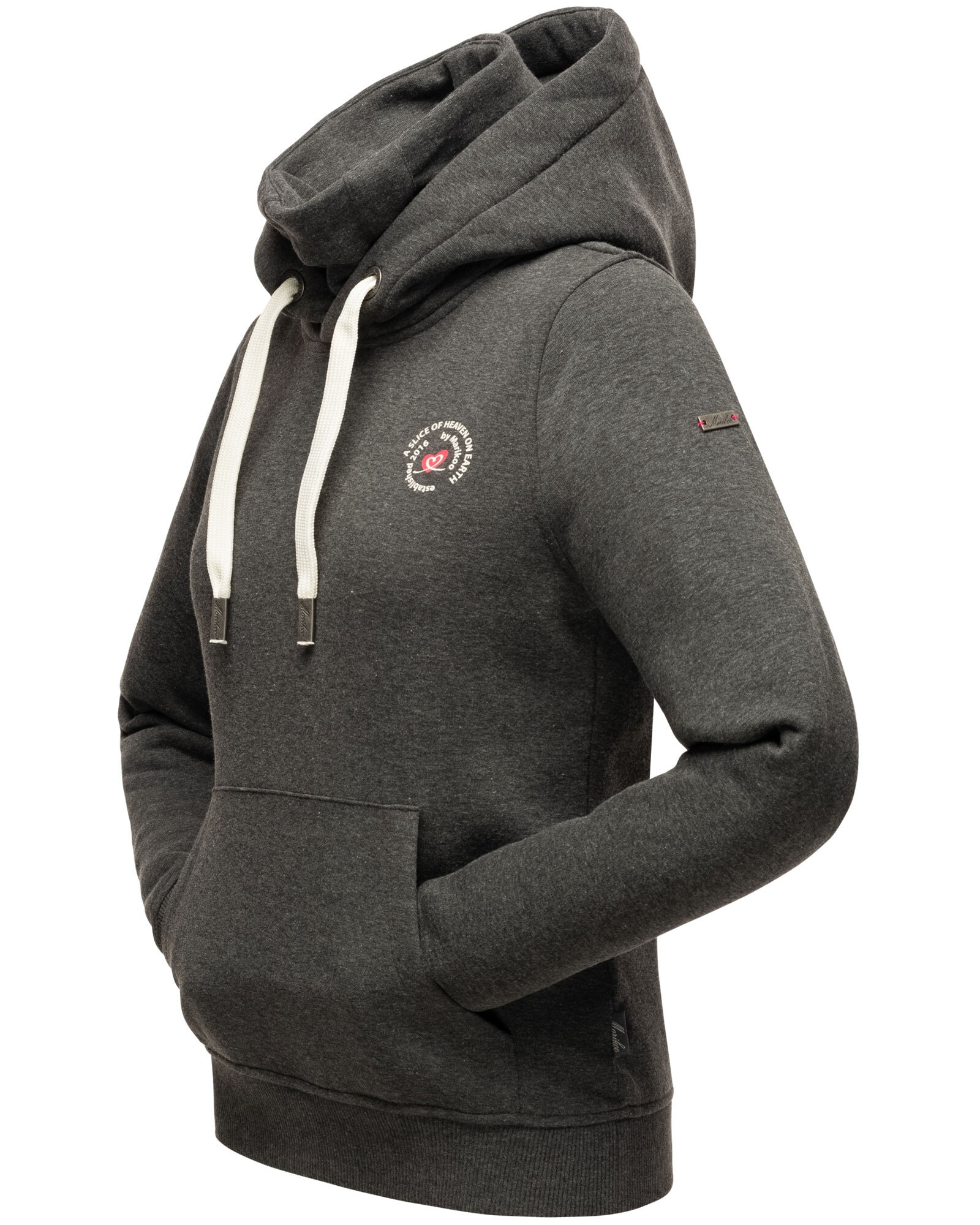 Marikoo Kapuzenpullover »Chihiroo«, Kapuzenpullover mit warmem Innenkragen