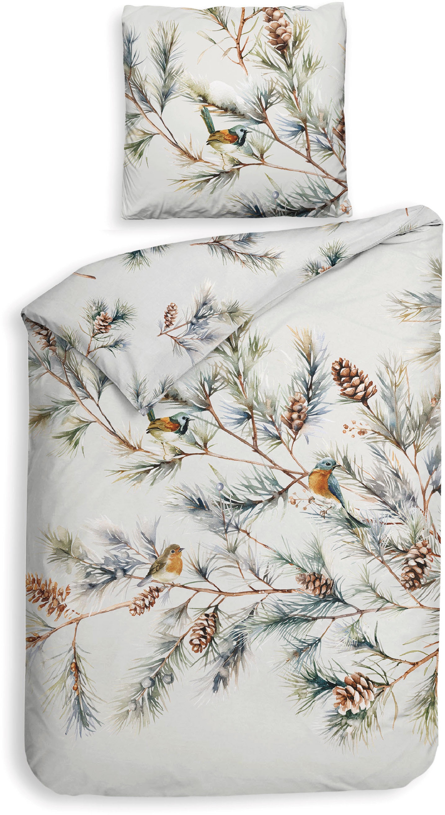 Heckett & Lane Bettwäsche "Destiny" 2 Stk. tlg. Äste Design, hochwertiges M günstig online kaufen