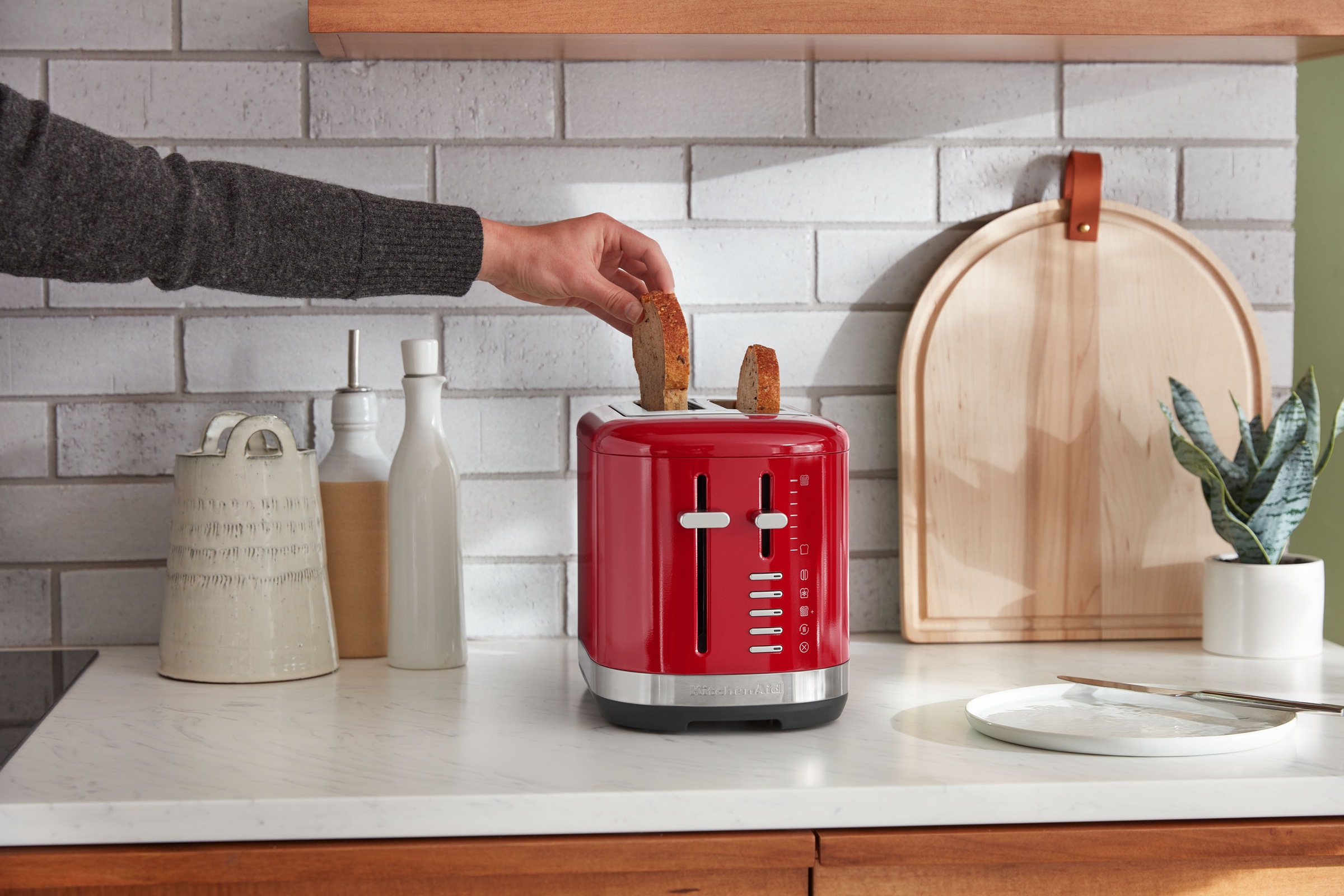 KitchenAid Toaster »5KMT2109EAC empire red«, 2 Schlitze, 980 W