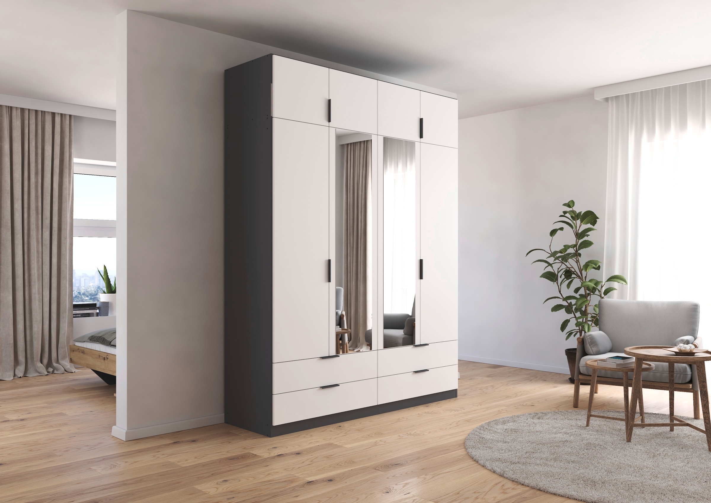 rauch Kleiderschrank "Drehtürenschrank Schrank Garderobe Ankleide Schlafzim günstig online kaufen