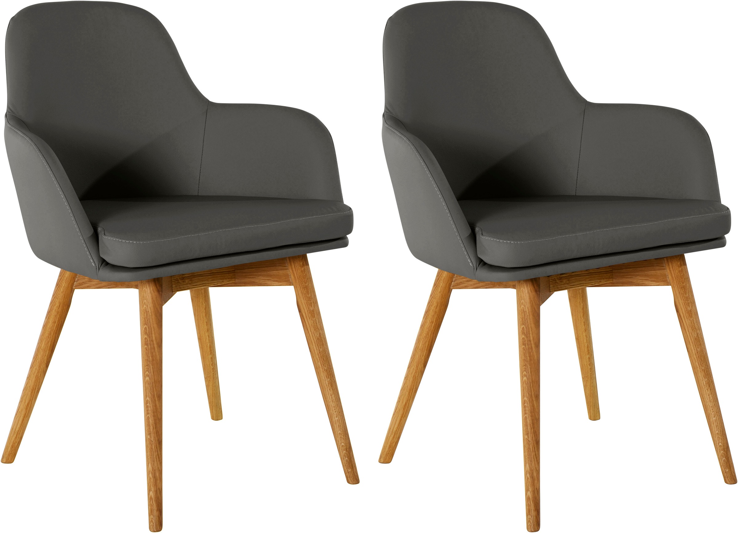 OTTO home Armlehnstuhl "Livry" (Set) 2 Stk.Polsterstuhl, Schalenstuhl günstig online kaufen