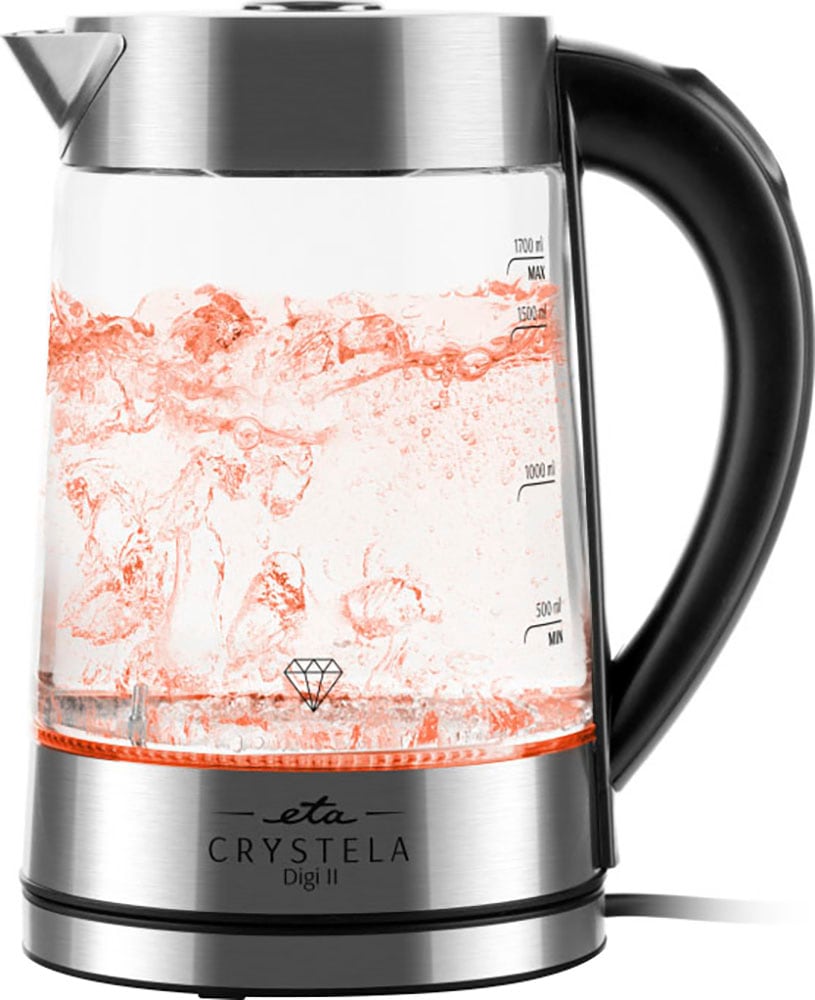 Wasserkocher »CRYSTELA DIGI II, ETA515490000«, 1,7 l, 2200 W