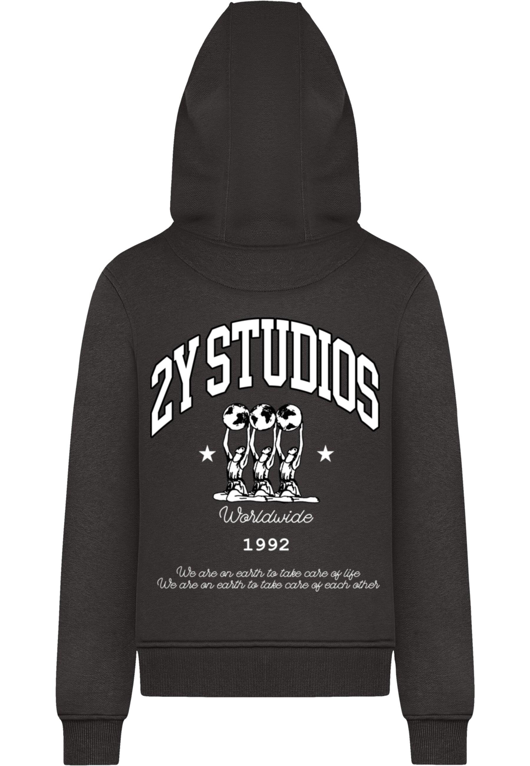 2Y Studios Kapuzensweatshirt »2Y Studios Globus Oversize Hoody«, (1 tlg.)