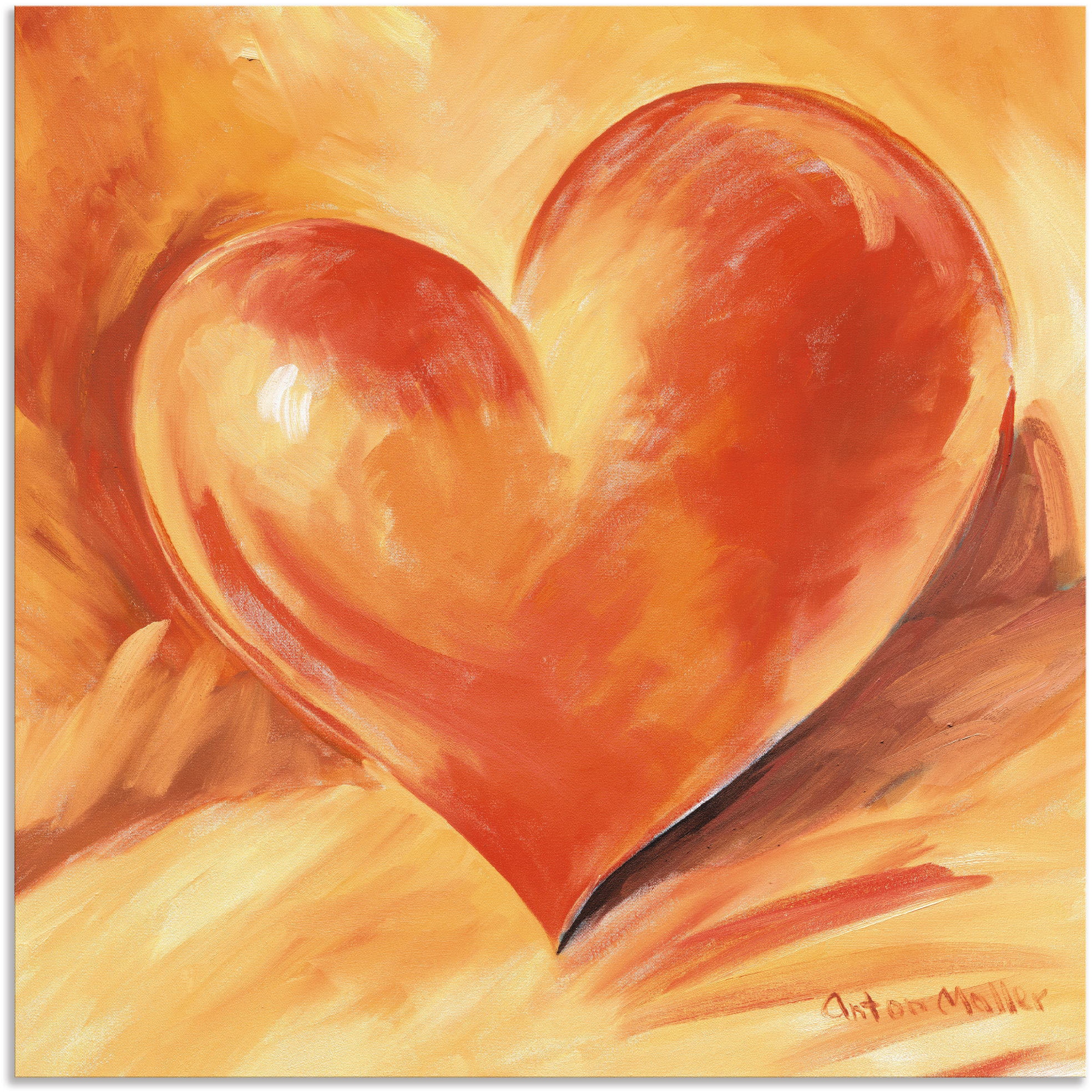 Artland Paveikslas »Rotes Herz« Herzbilder (1 ...