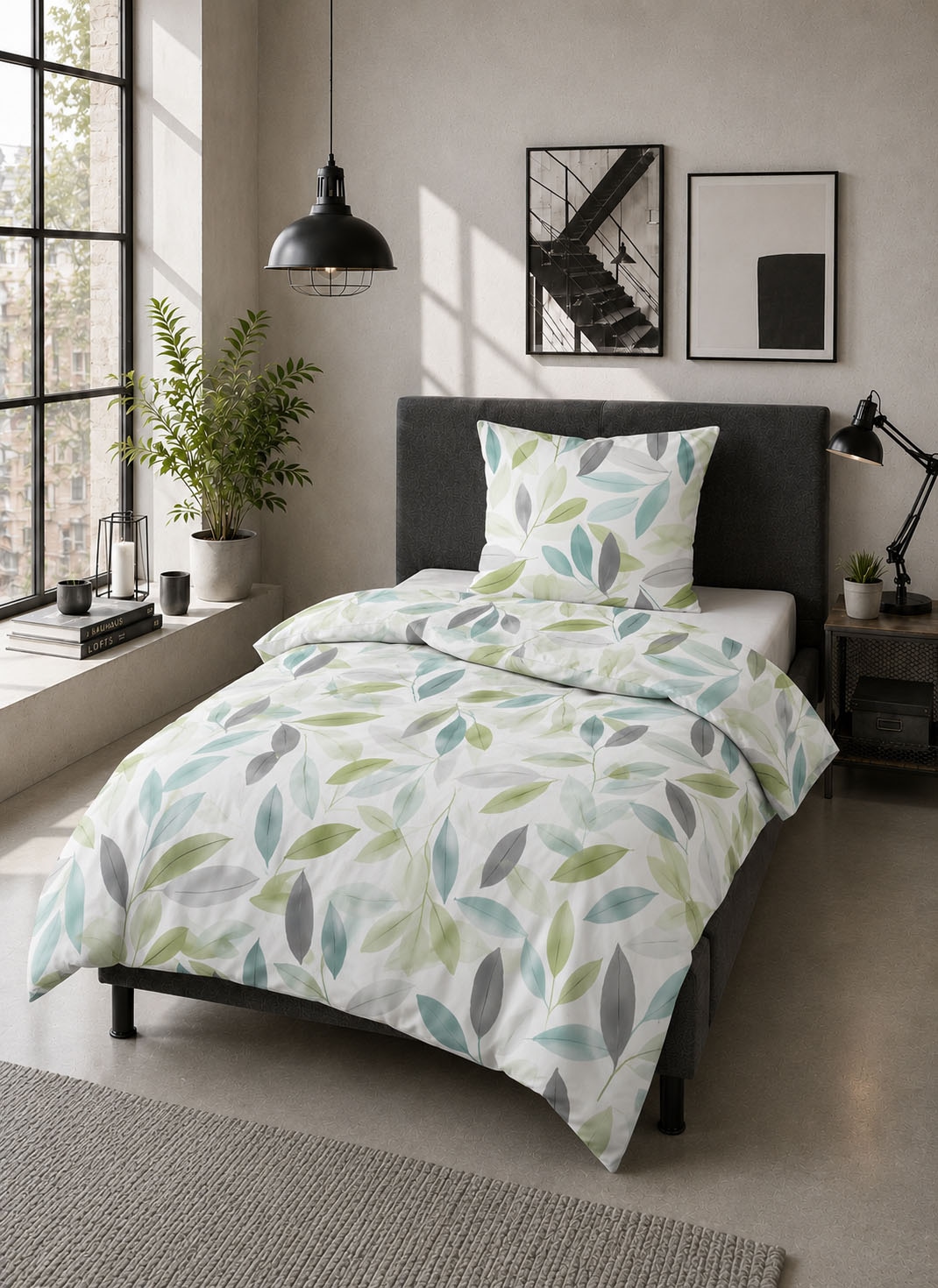 Castell - Markenbettwäsche Bettwäsche »0560969 Microfaser Bettwäsche 100% Polyester ab Größe 135x200 cm« 2 seidig glatt, Reißverschluss, geblümt