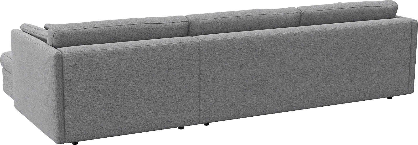 FLEXLUX Ecksofa »Lovane«, Weich & anschmiegsam, große Sitztiefe auf Kaltschaum, Dekokissen inkl.