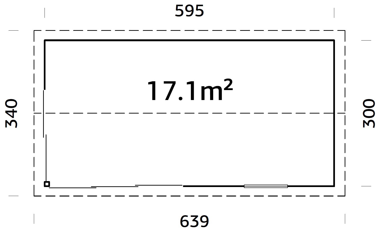 Palmako Gartenhaus »Amanda Slide« verschiedene Farben