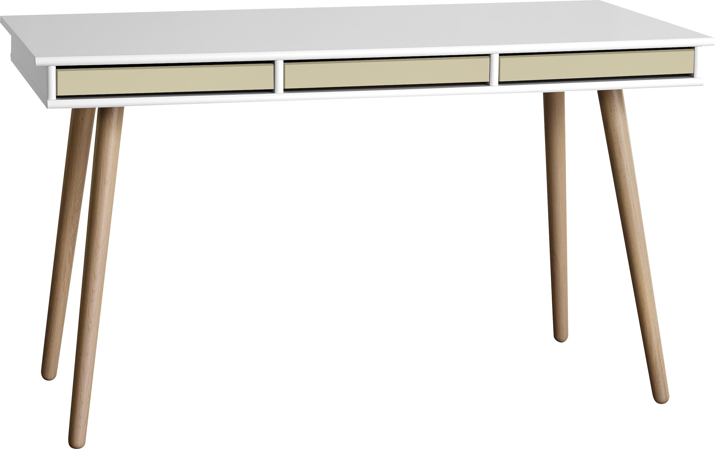 Hammel Furniture Schreibtisch »Mistral Bürotisch, Arbeitstisch, Tisch, Computertisch«, Holzbeinen, B: 137,4 cm, Designmöbel