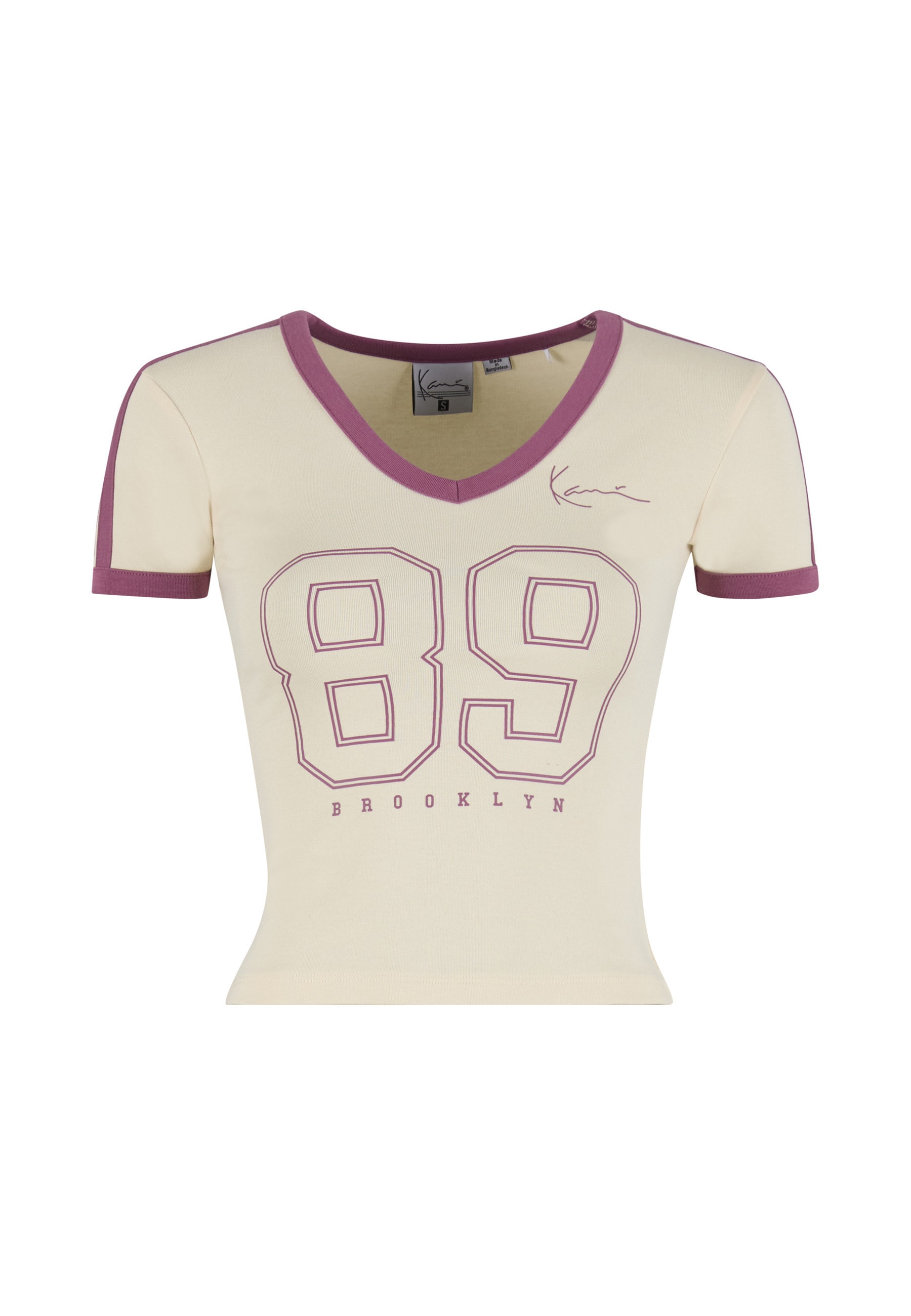 Karl Kani T-Shirt "Karl Kani Signature 89 College Tiny V-Neck T-Shirt" 1