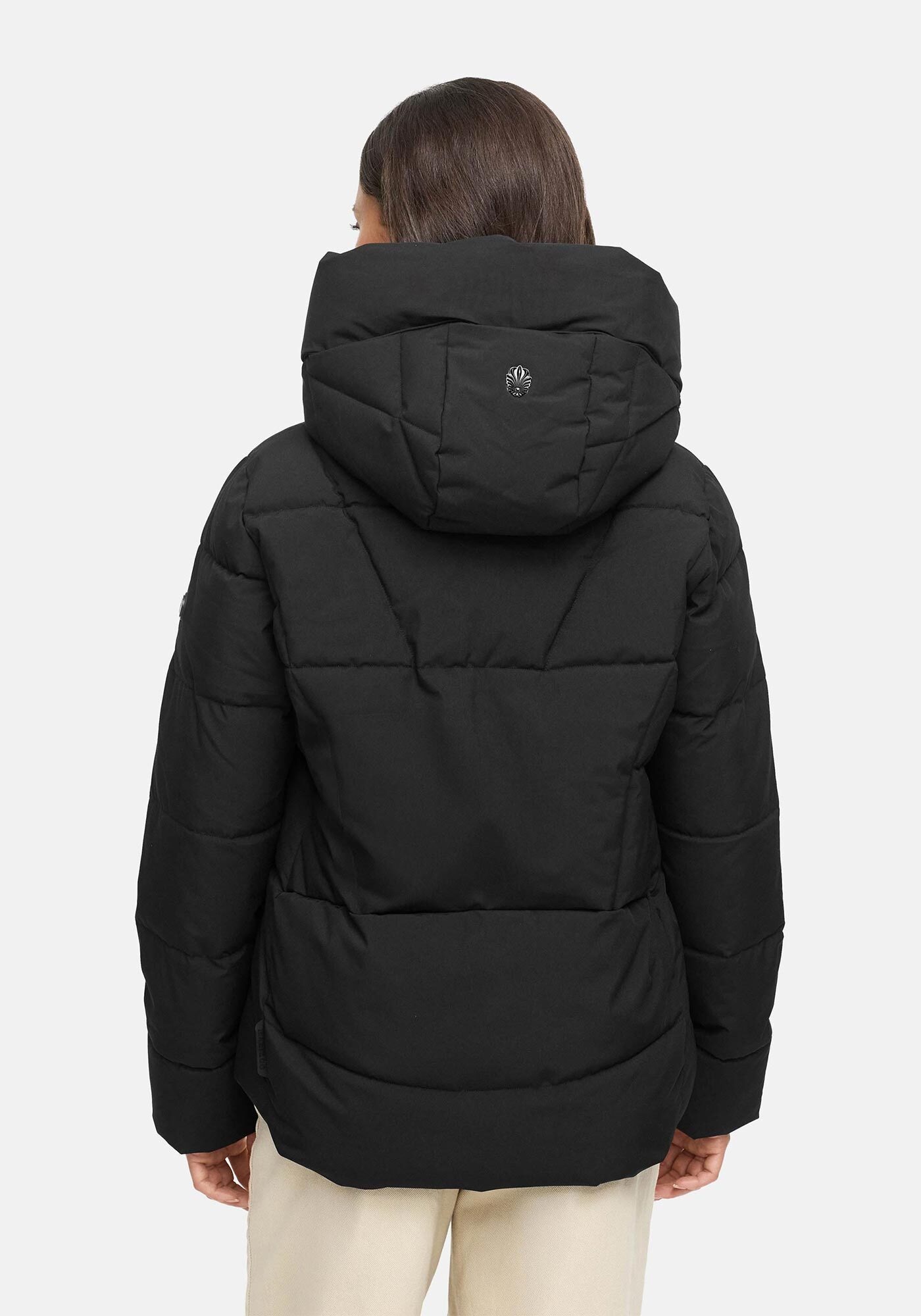 Marikoo Winterjacke »Kuschelnasee« mit extra hohem Kragen und warmem Fleecefutter