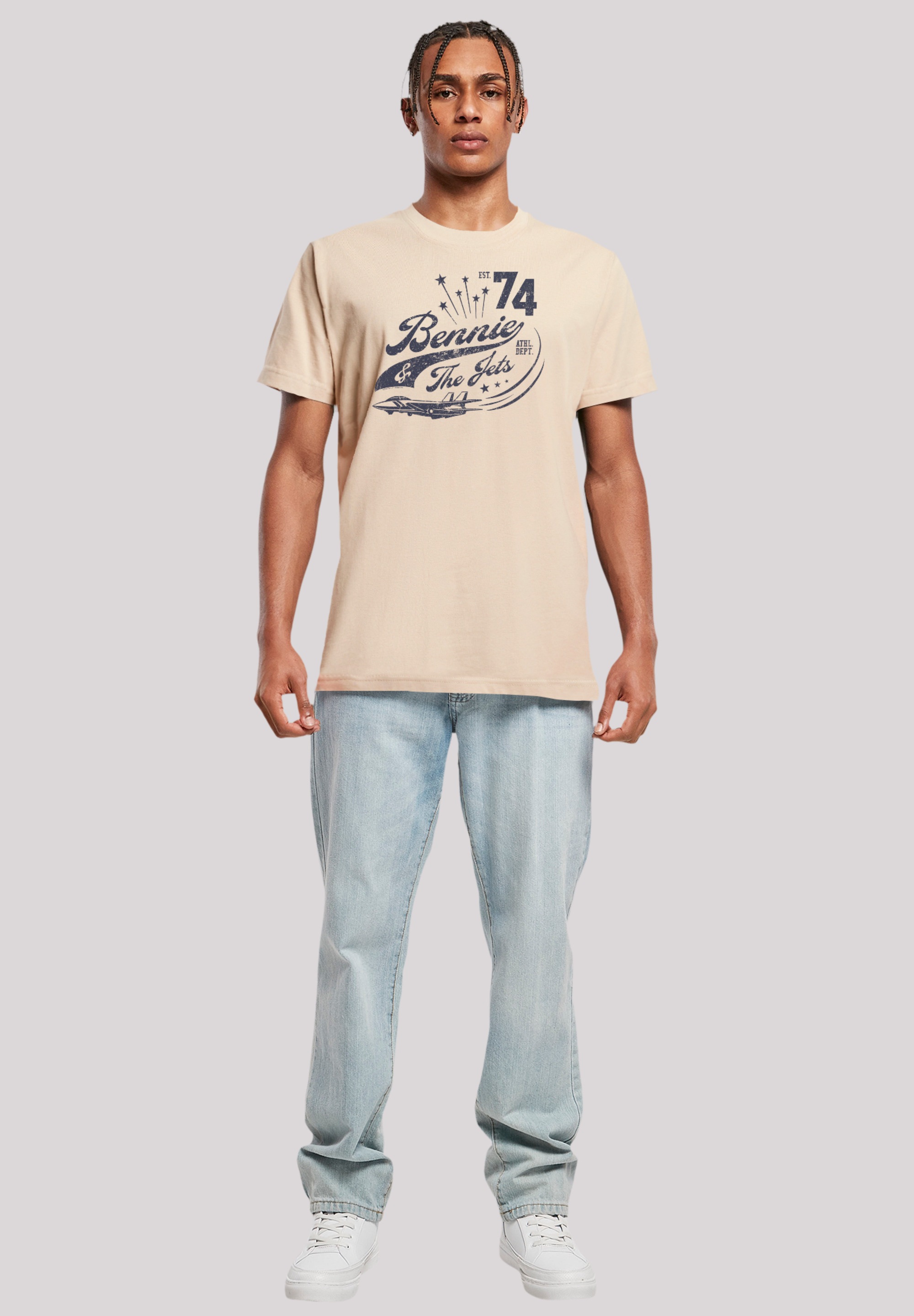 F4NT4STIC T-Shirt »Elton John Bennie And The Jets«, Musik, Band, Logo