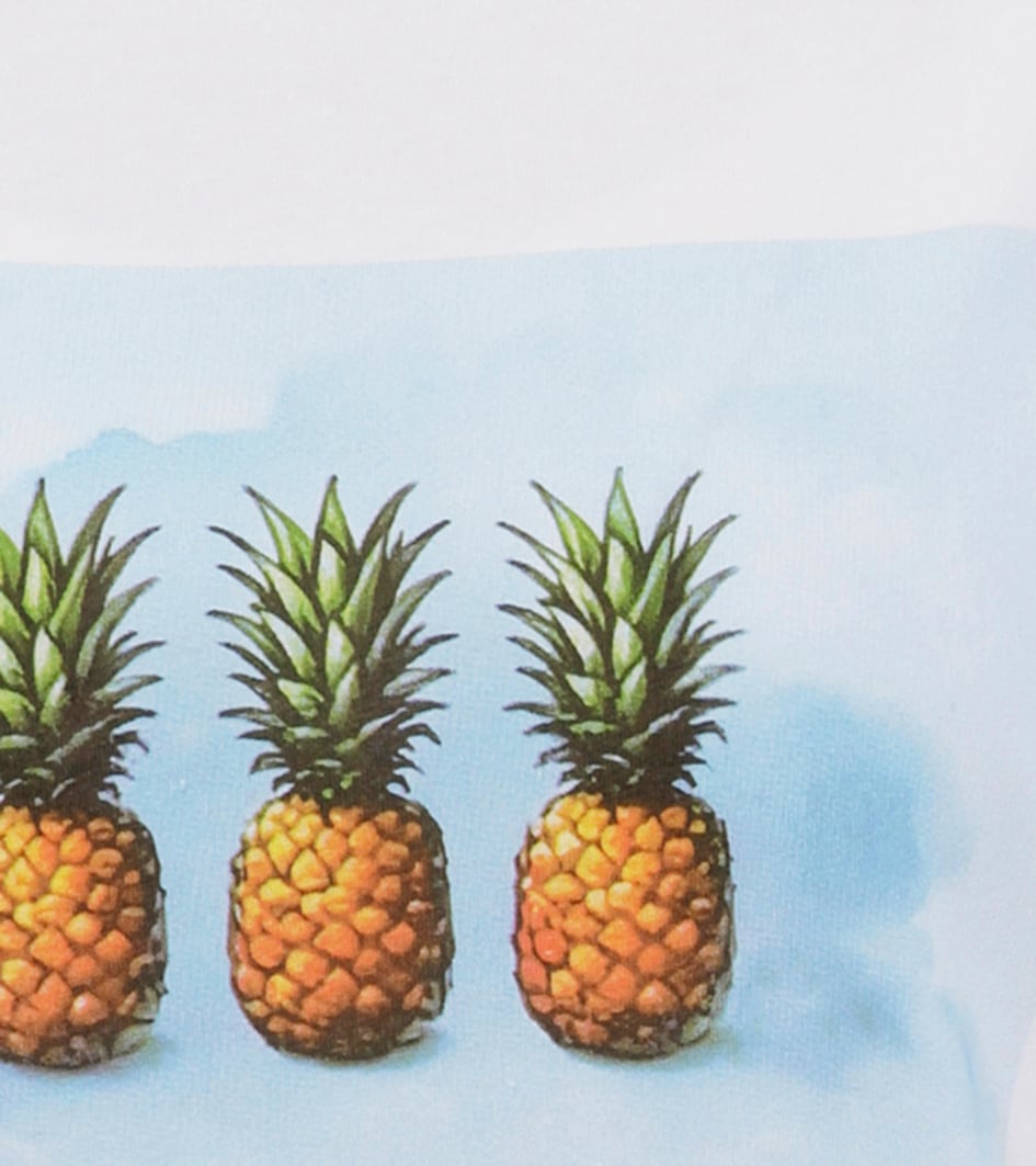 Aniston CASUAL T-Shirt, mit tropischem Ananas-Frontdruck