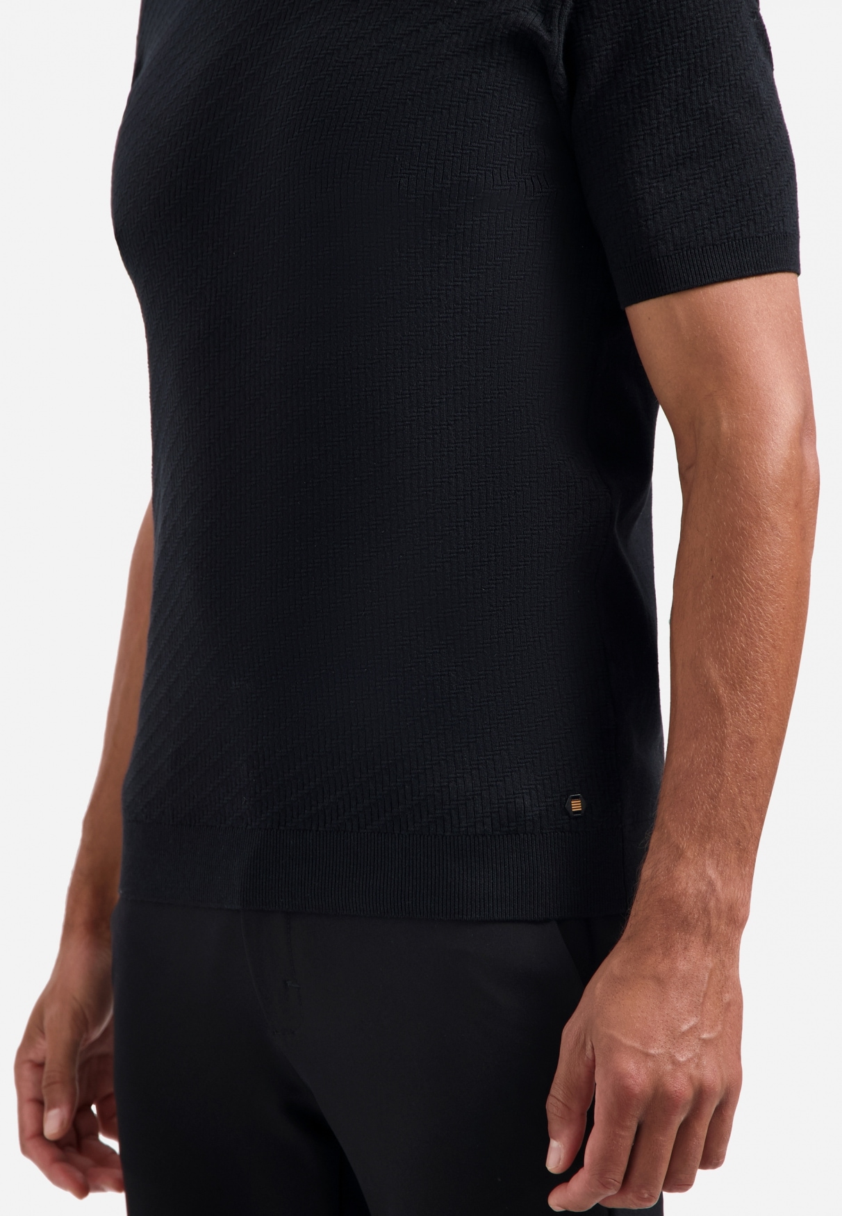 NO EXCESS T-Shirt »No Excess Gestricktes T-Shirt«